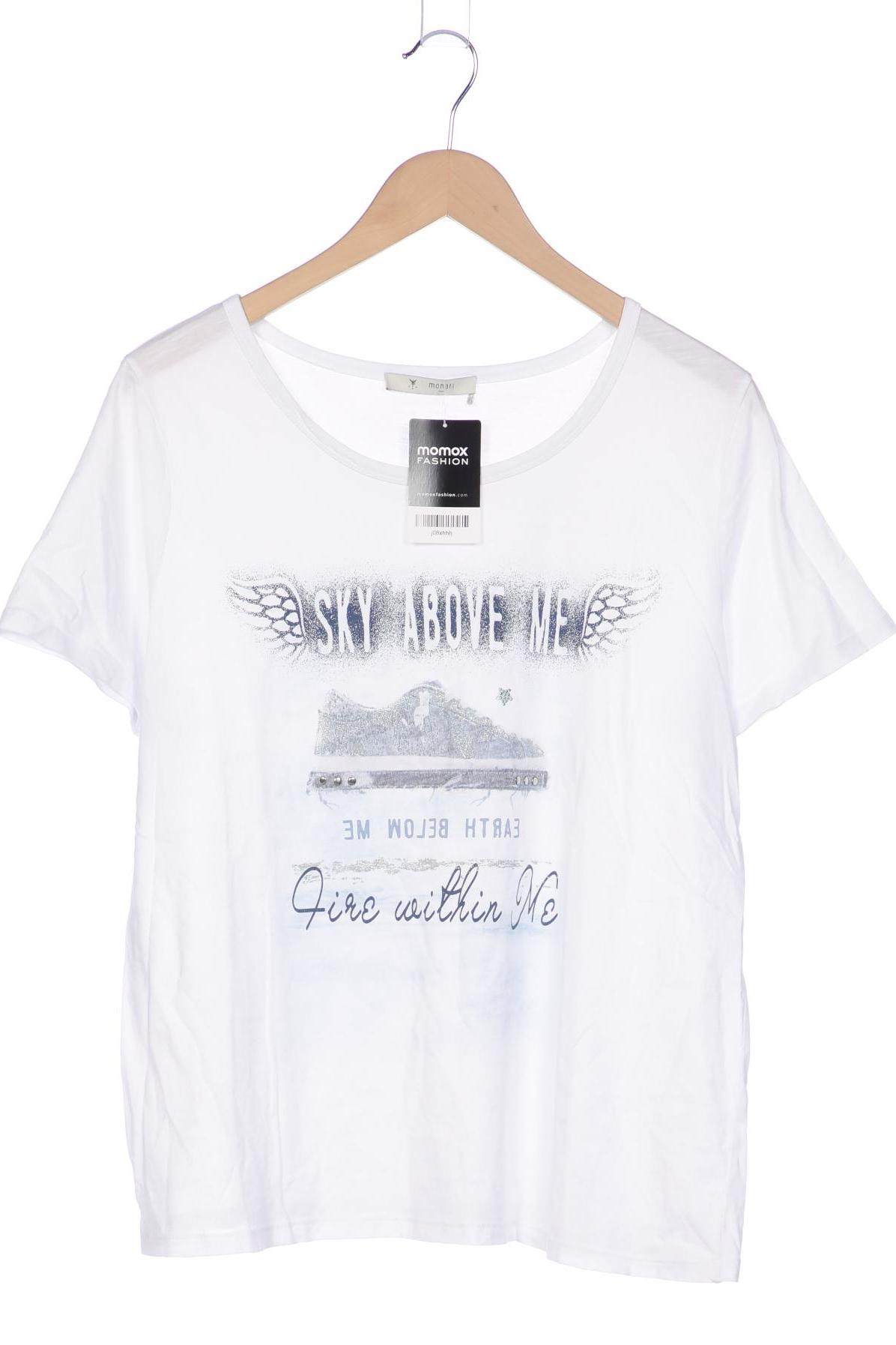 

monari Damen T-Shirt, weiß, Gr. 48