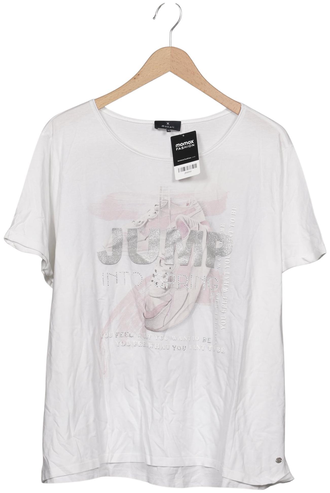 

monari Damen T-Shirt, weiß, Gr. 46