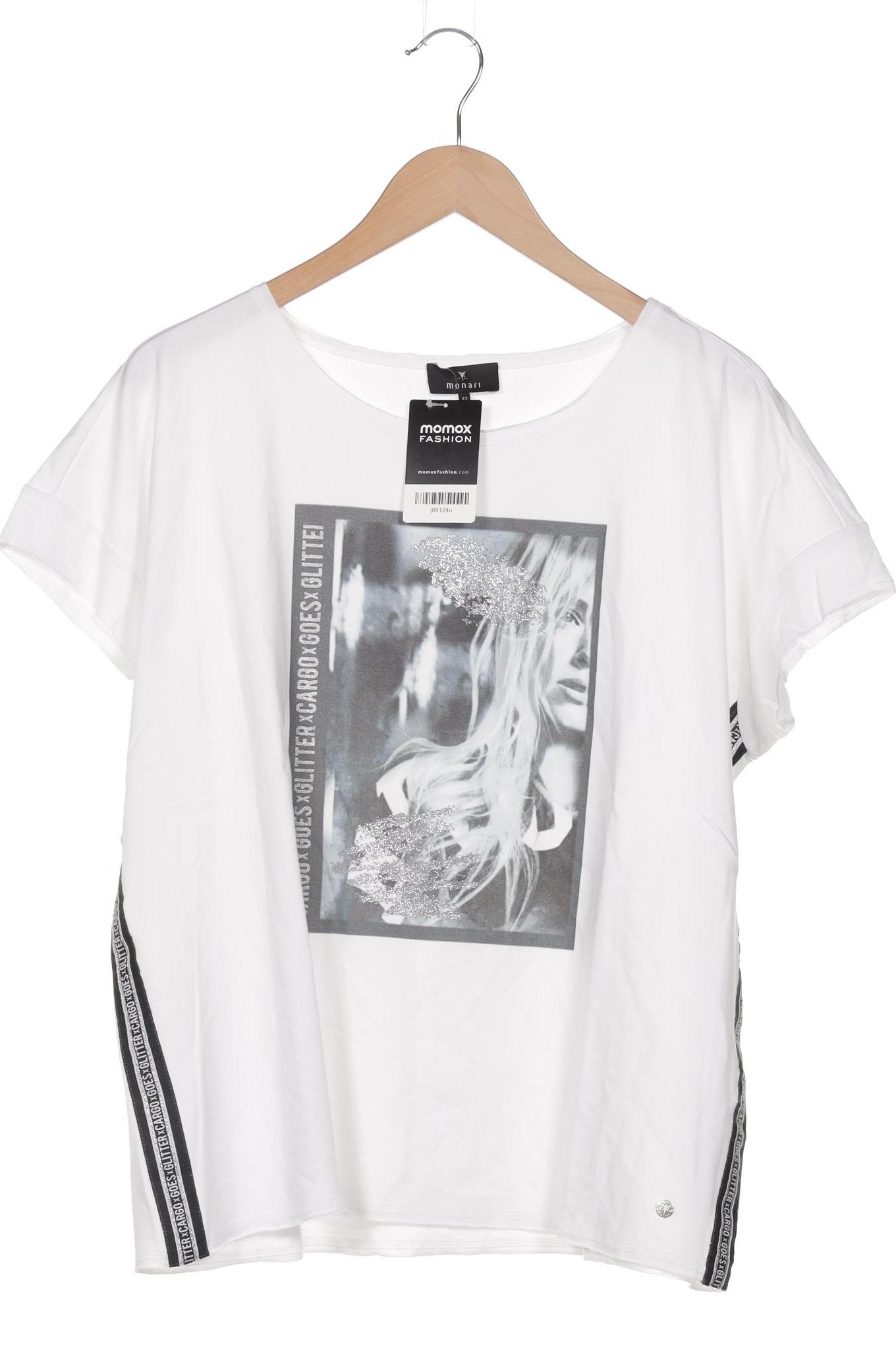 

monari Damen T-Shirt, weiß, Gr. 42
