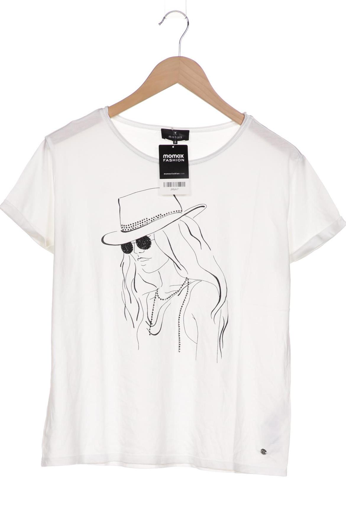 

monari Damen T-Shirt, weiß, Gr. 40