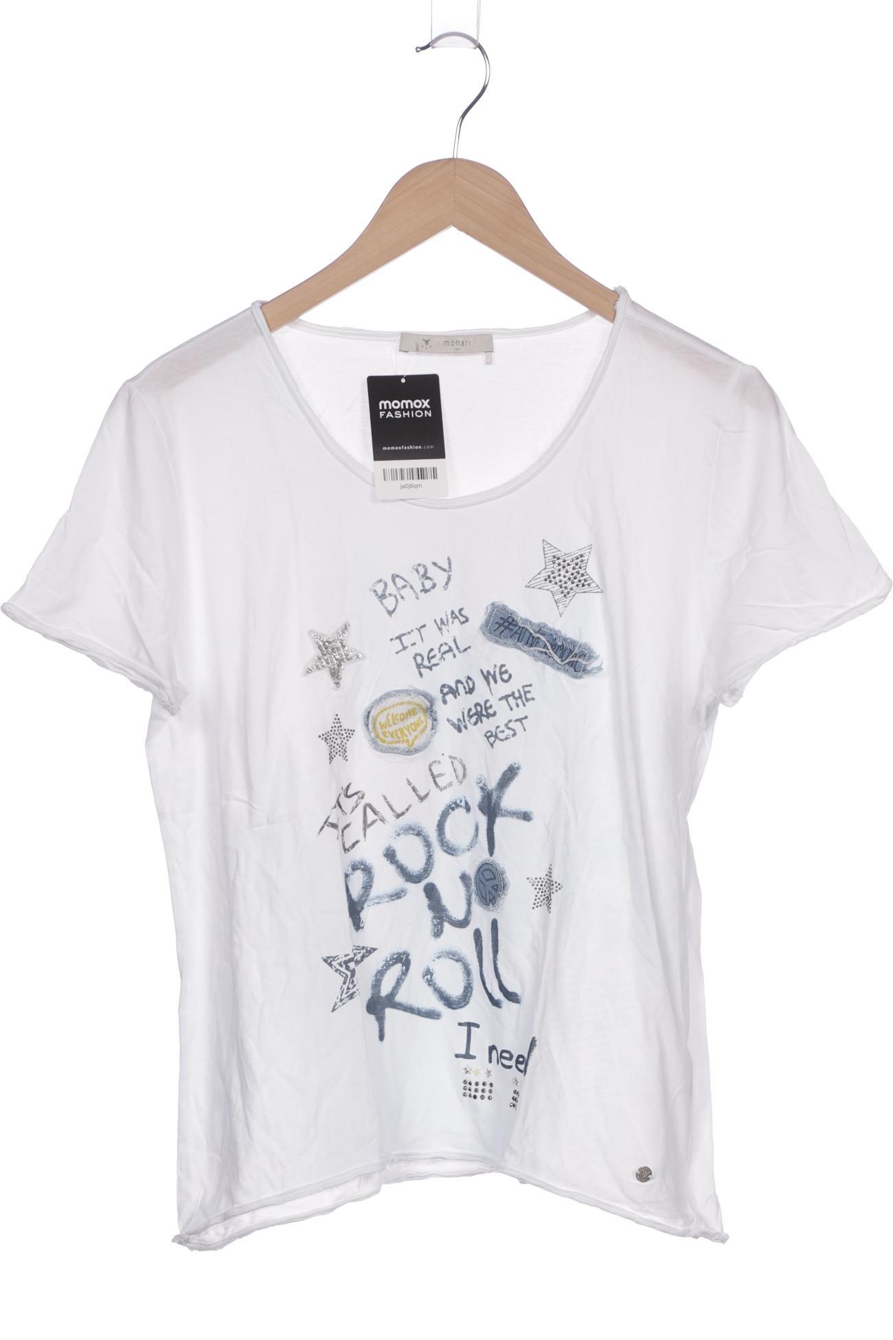 

monari Damen T-Shirt, weiß, Gr. 36