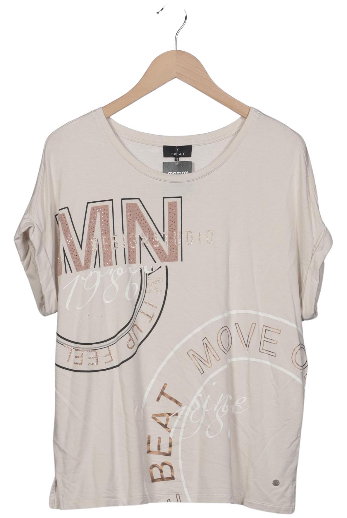 

monari Damen T-Shirt, beige, Gr. 42