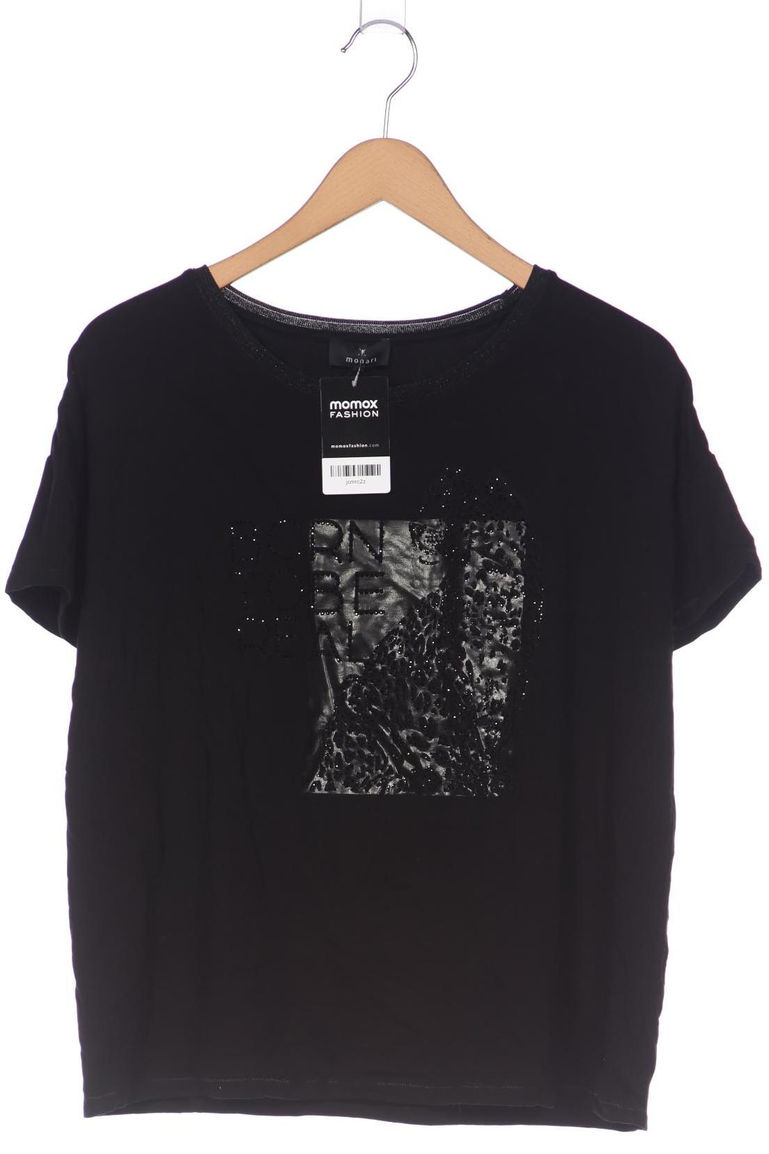 

monari Damen T-Shirt, schwarz, Gr. 40