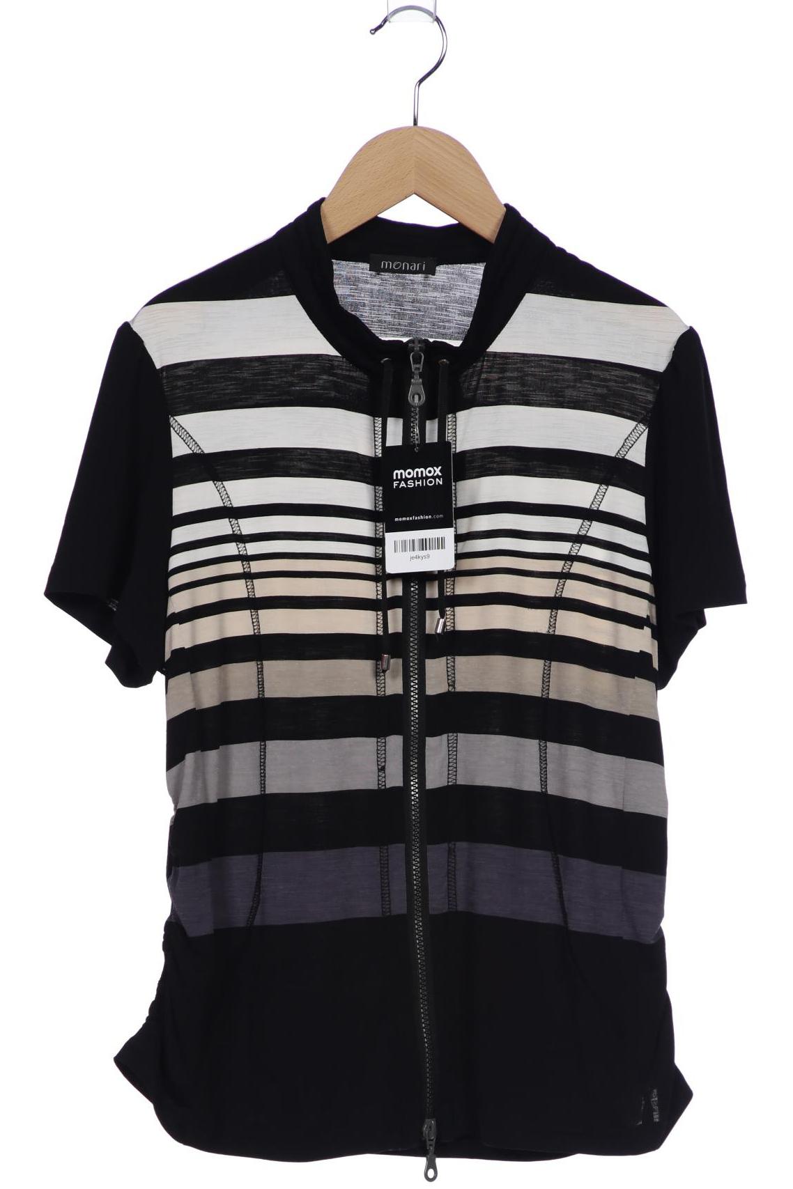

monari Damen T-Shirt, schwarz, Gr. 40