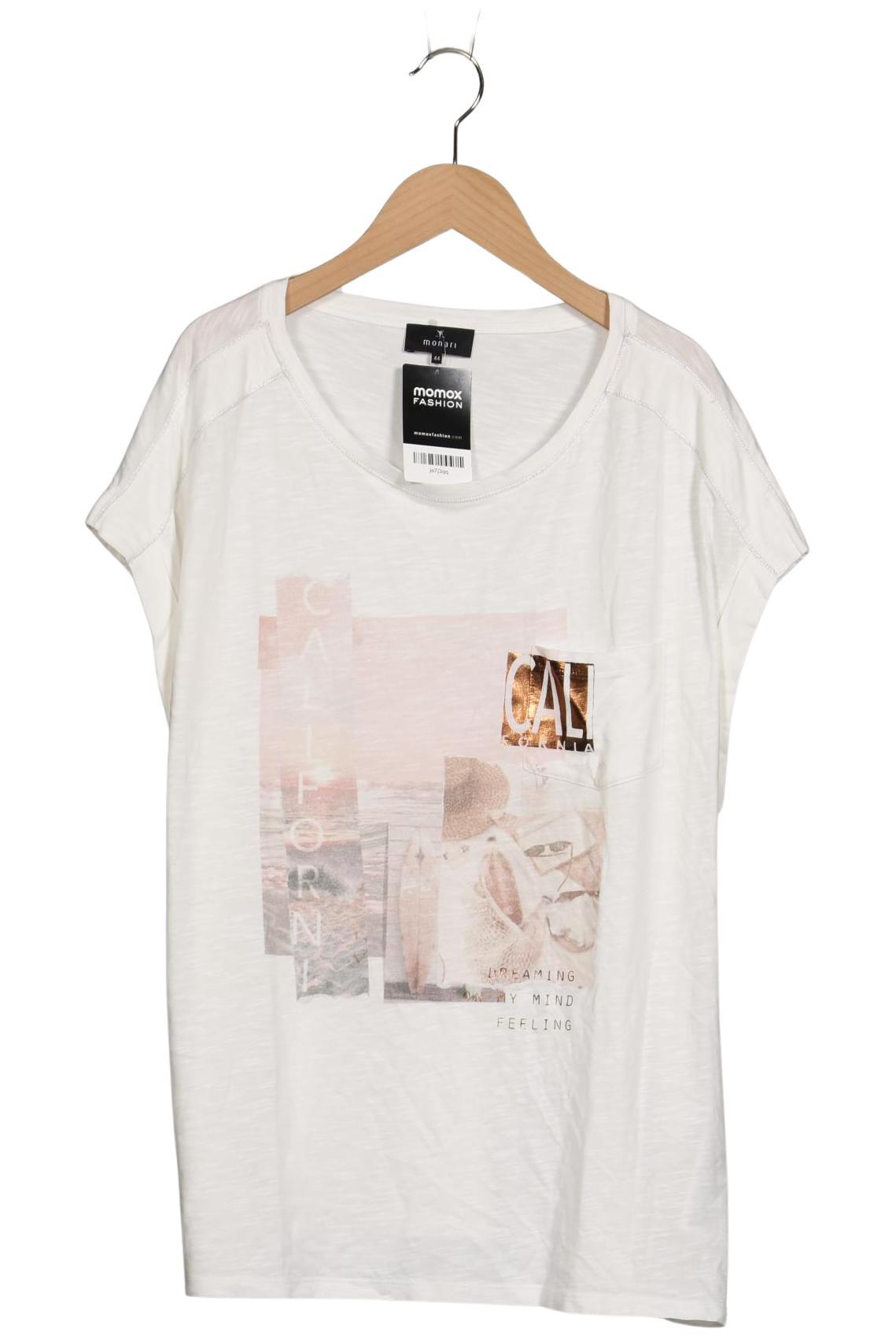 

monari Damen T-Shirt, weiß, Gr. 44