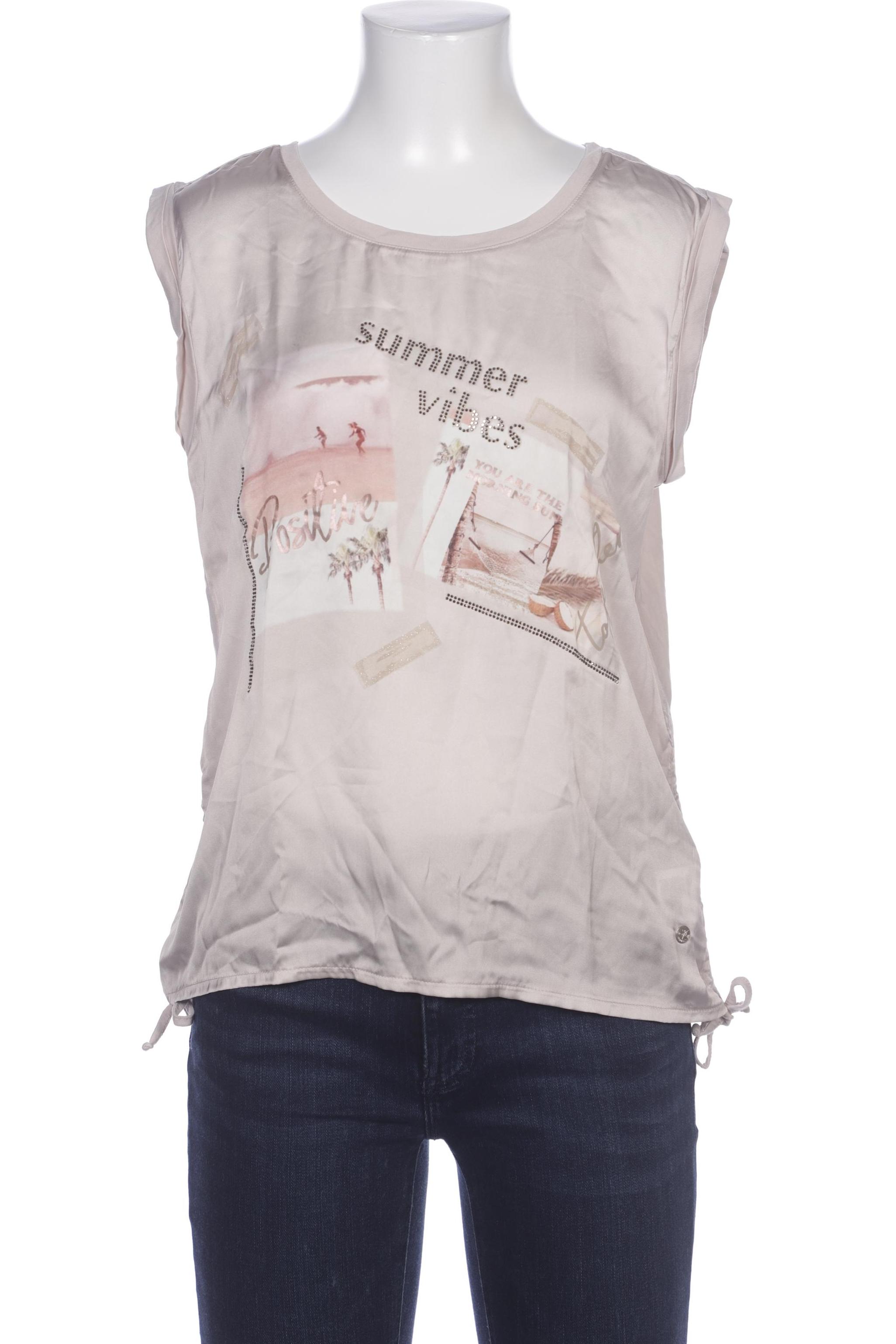 

monari Damen T-Shirt, beige, Gr. 38