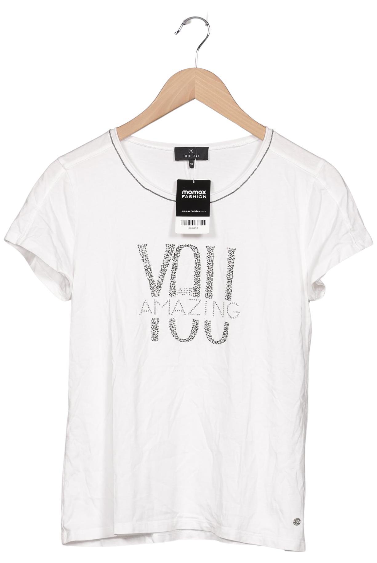 

monari Damen T-Shirt, weiß, Gr. 38
