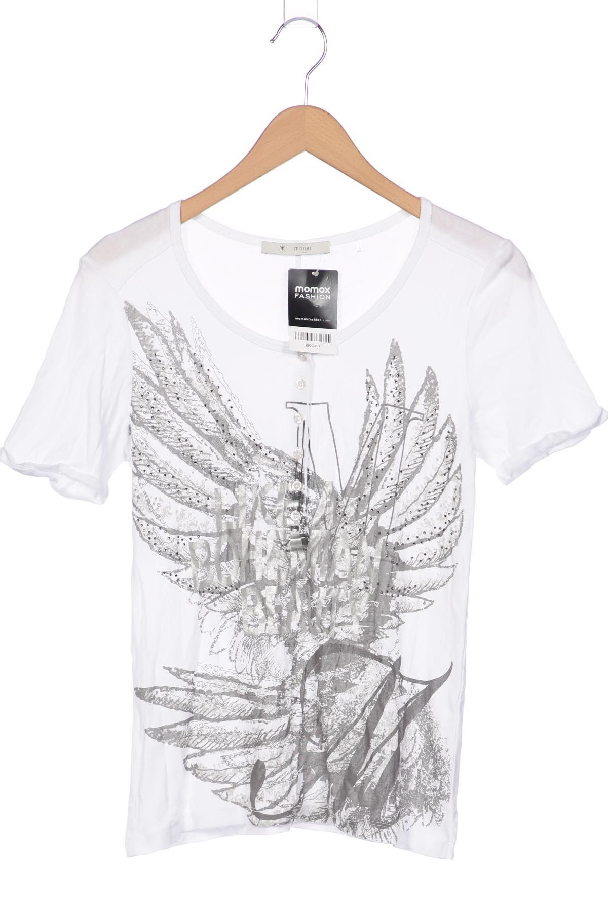 

monari Damen T-Shirt, weiß, Gr. 36