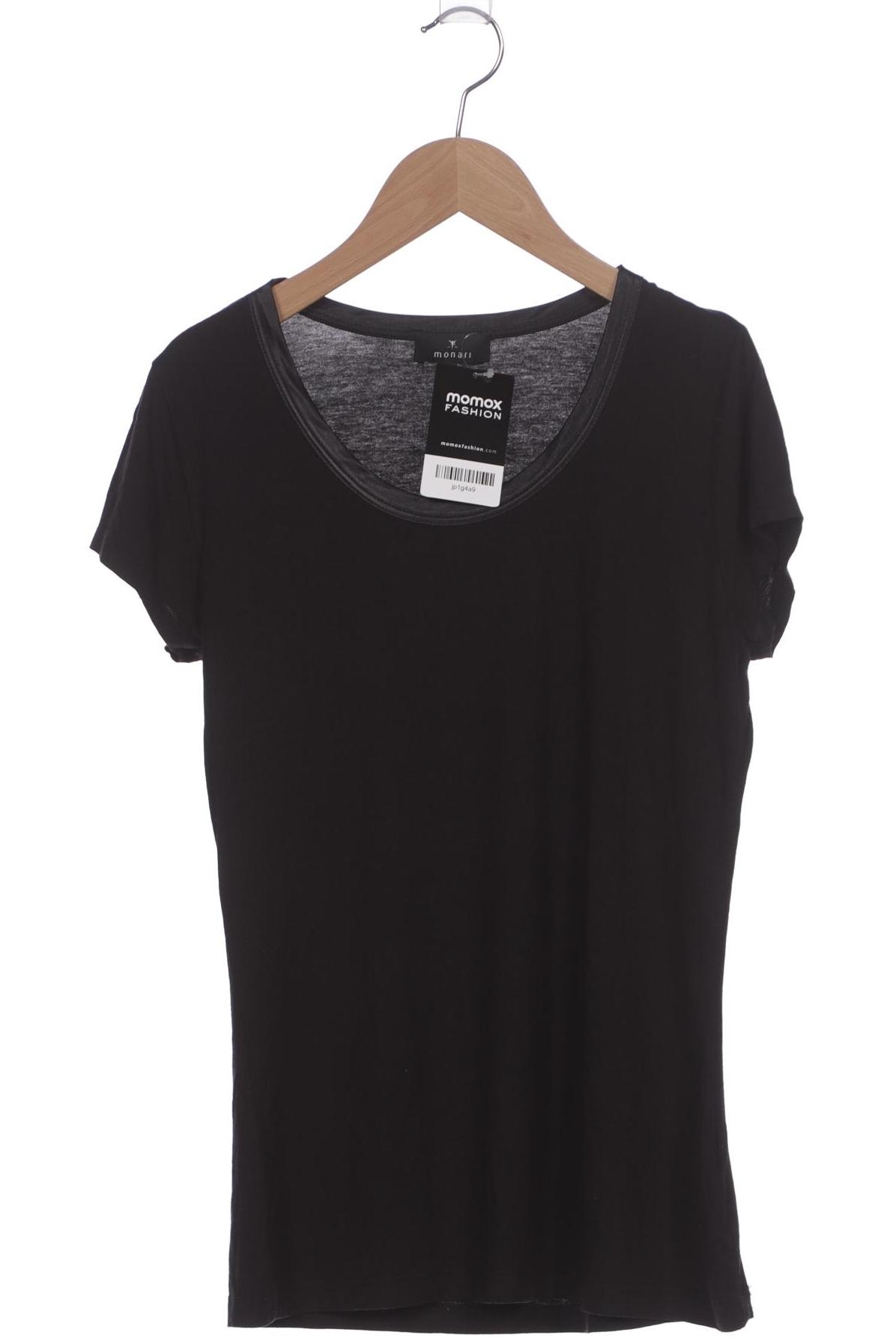 

monari Damen T-Shirt, schwarz, Gr. 38