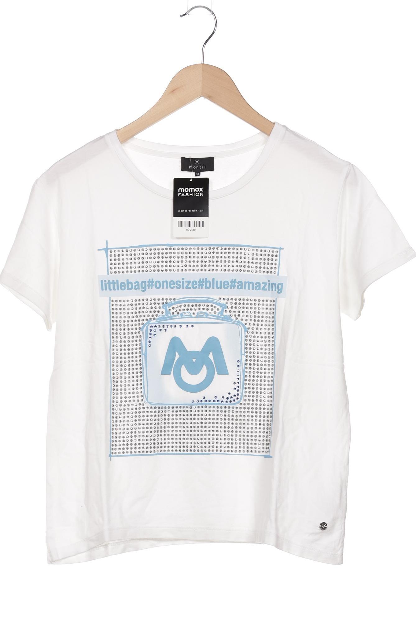 

monari Damen T-Shirt, weiß, Gr. 38