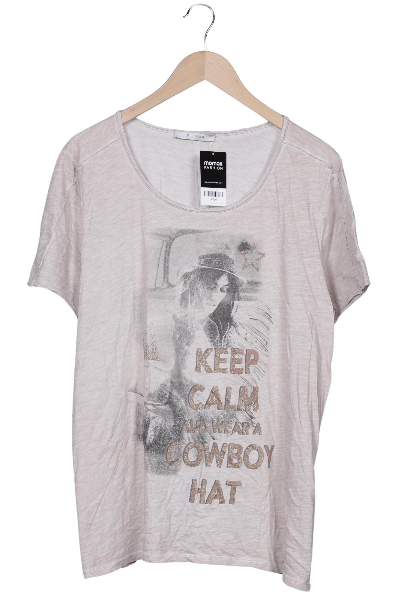 

monari Damen T-Shirt, beige, Gr. 46