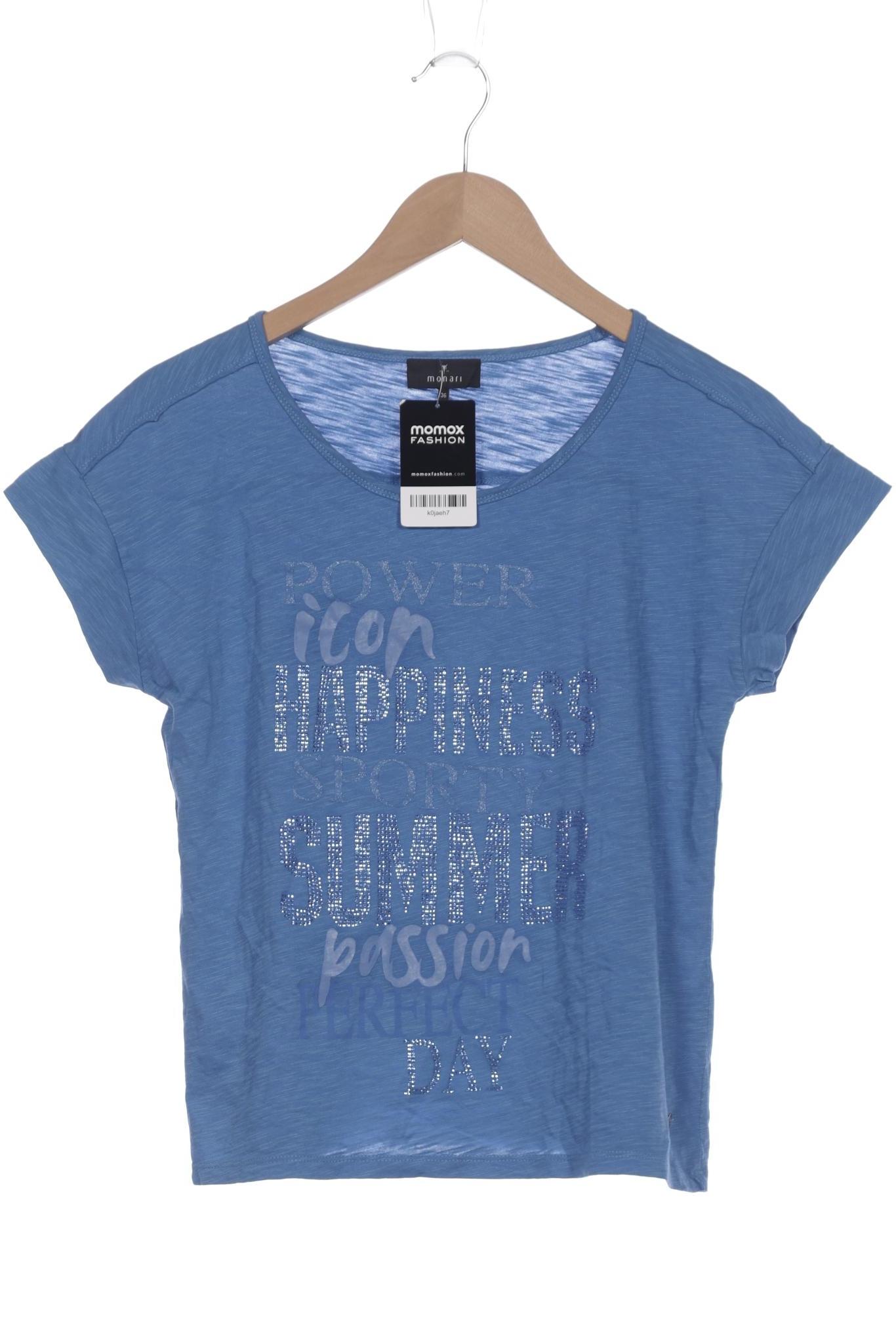 

monari Damen T-Shirt, blau, Gr. 36