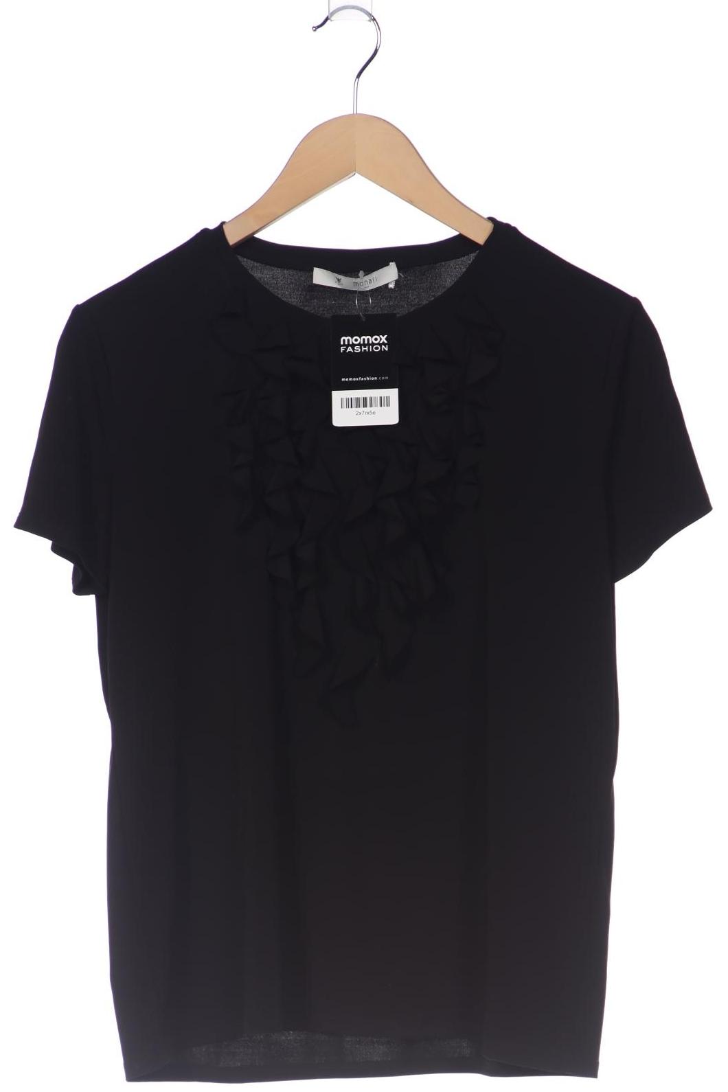 

monari Damen T-Shirt, schwarz, Gr. 40