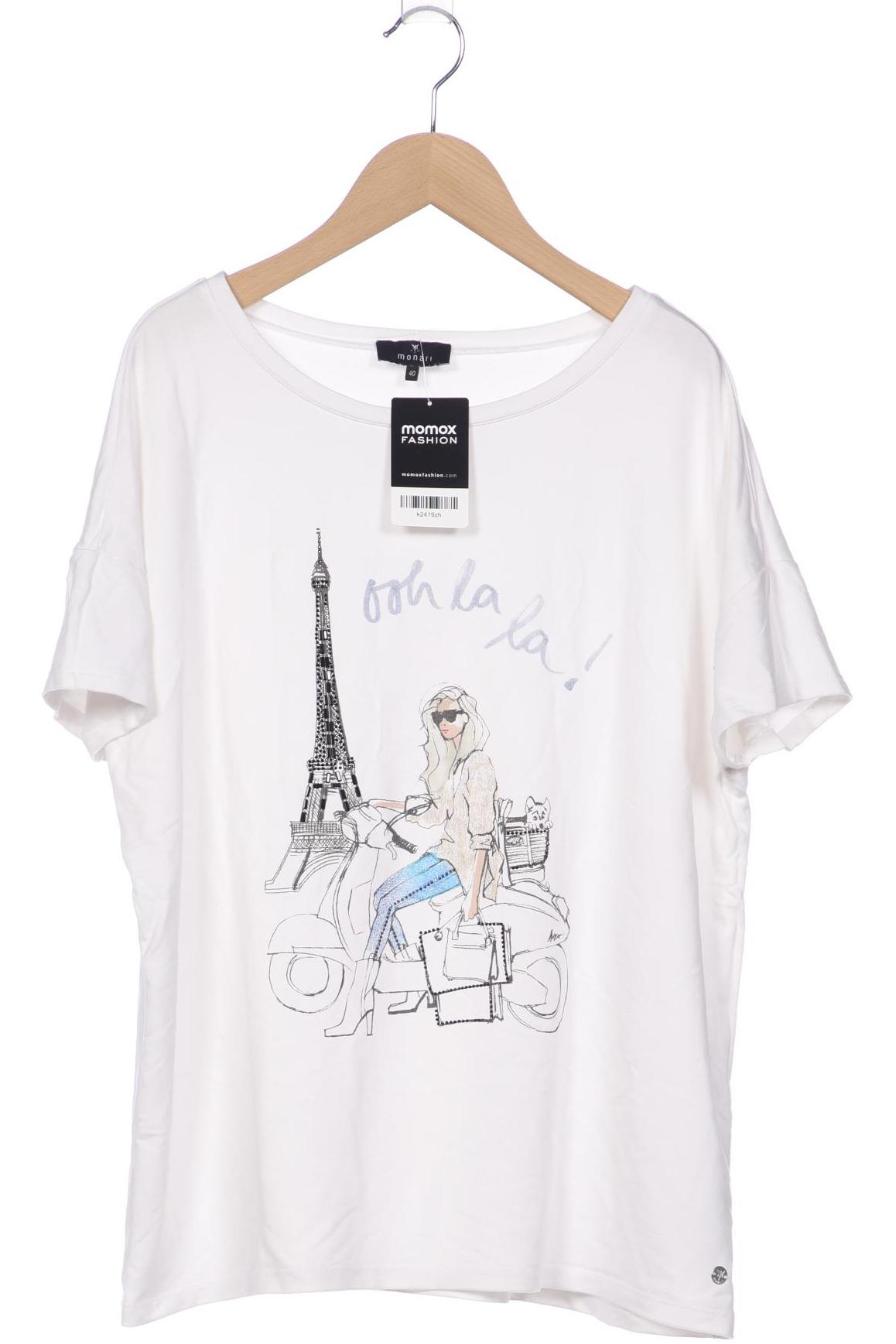 

monari Damen T-Shirt, weiß, Gr. 40