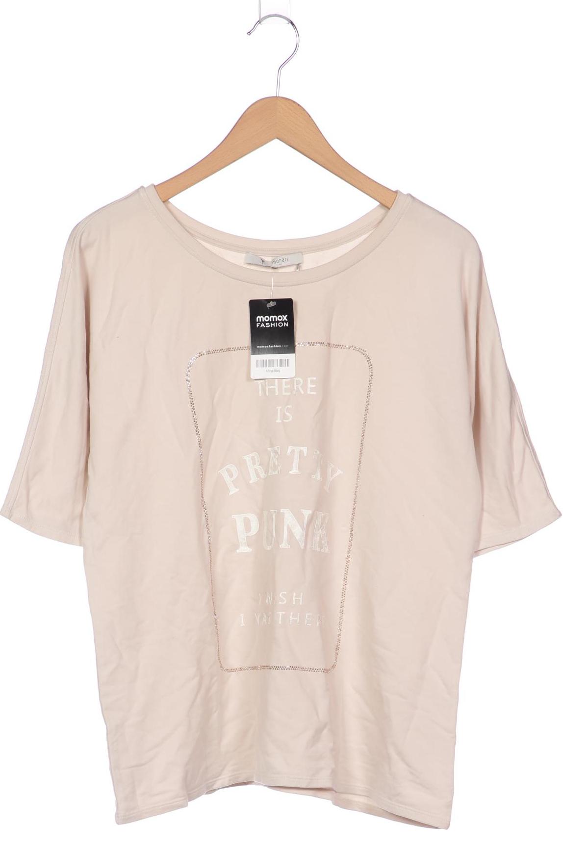 

monari Damen T-Shirt, beige, Gr. 46