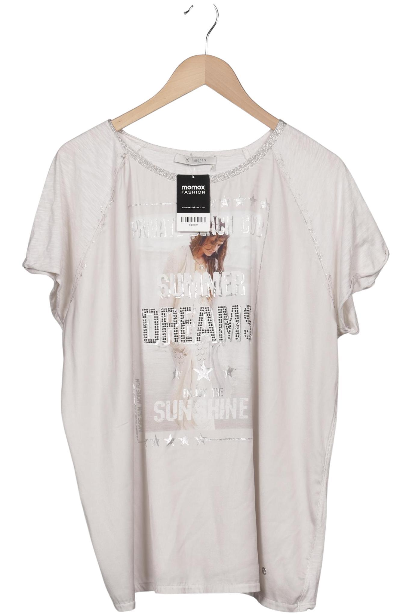 

monari Damen T-Shirt, beige, Gr. 48