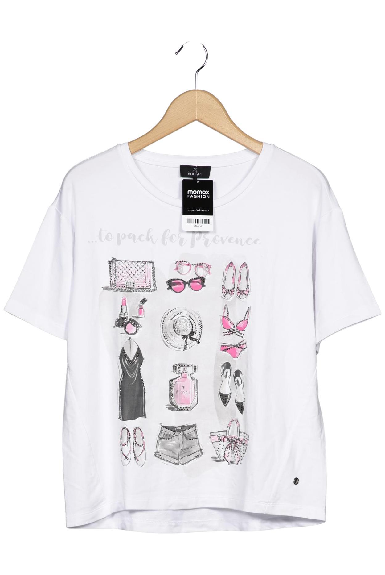 

monari Damen T-Shirt, weiß, Gr. 38