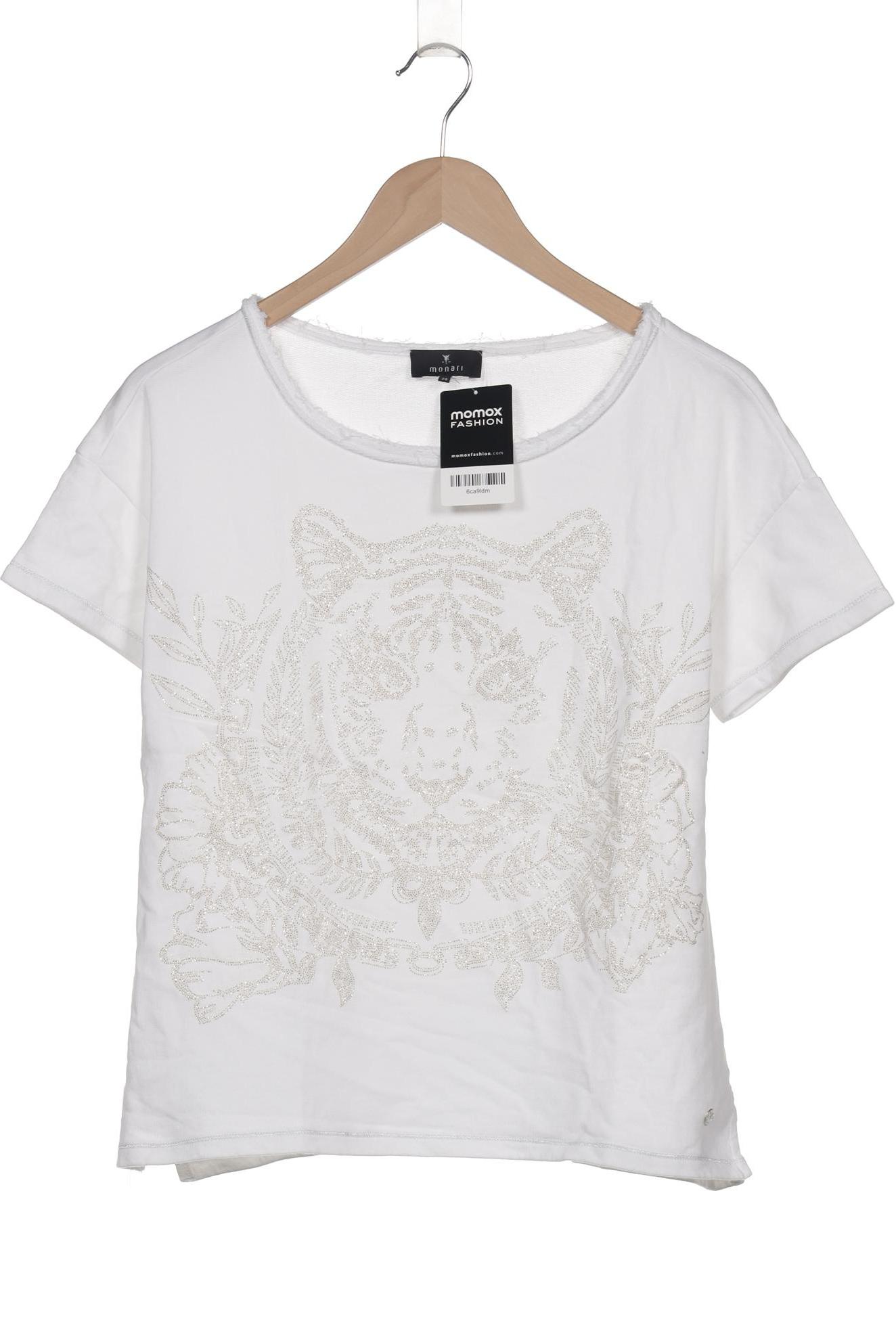 

monari Damen T-Shirt, weiß, Gr. 36