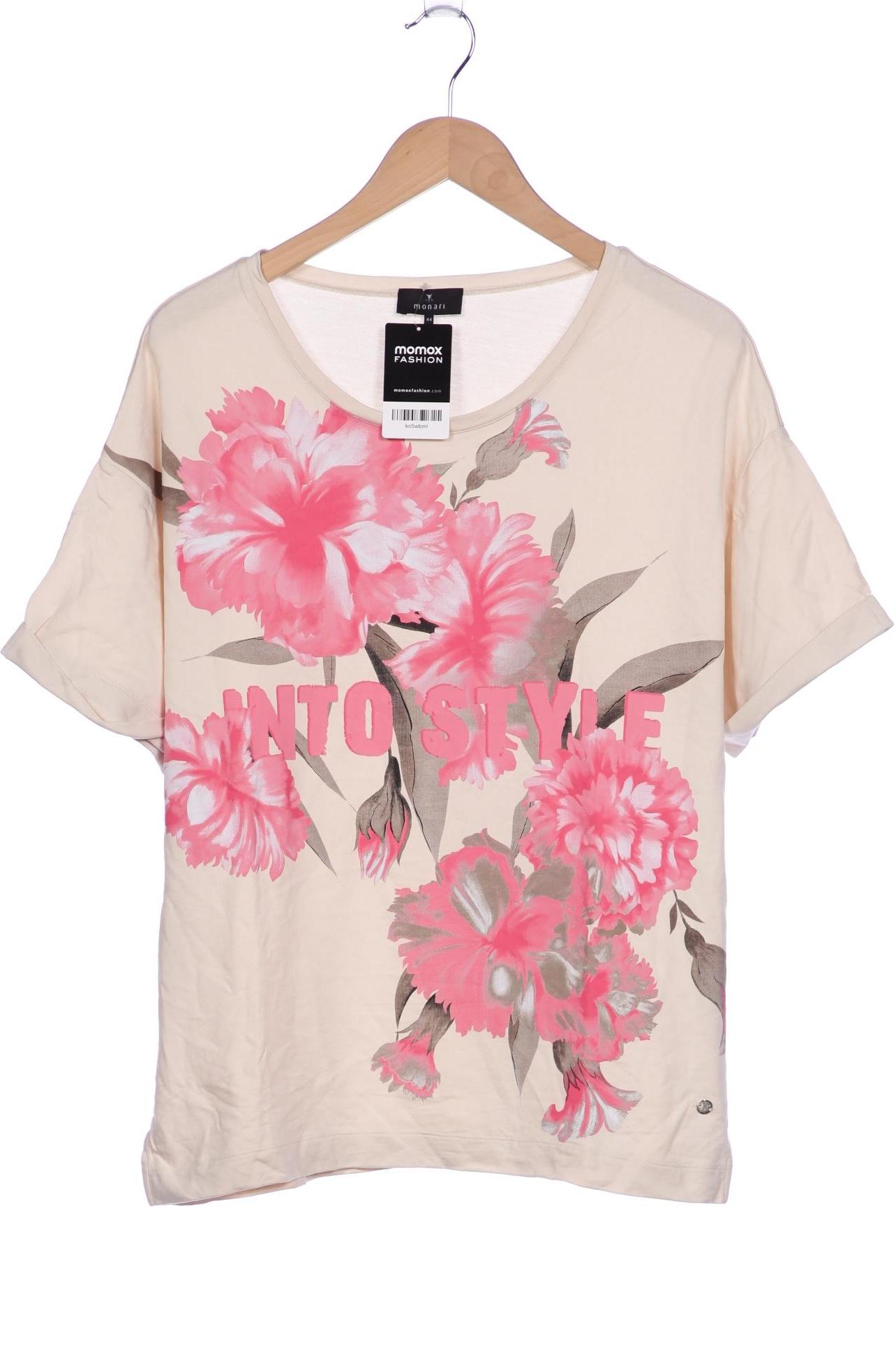 

monari Damen T-Shirt, cremeweiß, Gr. 44