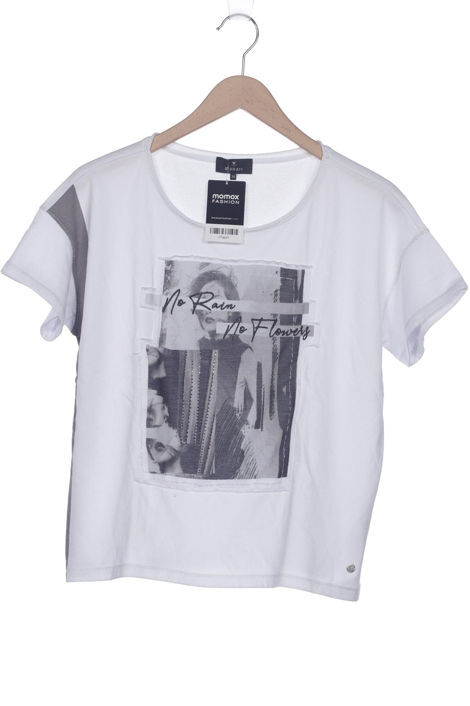 

monari Damen T-Shirt, weiß