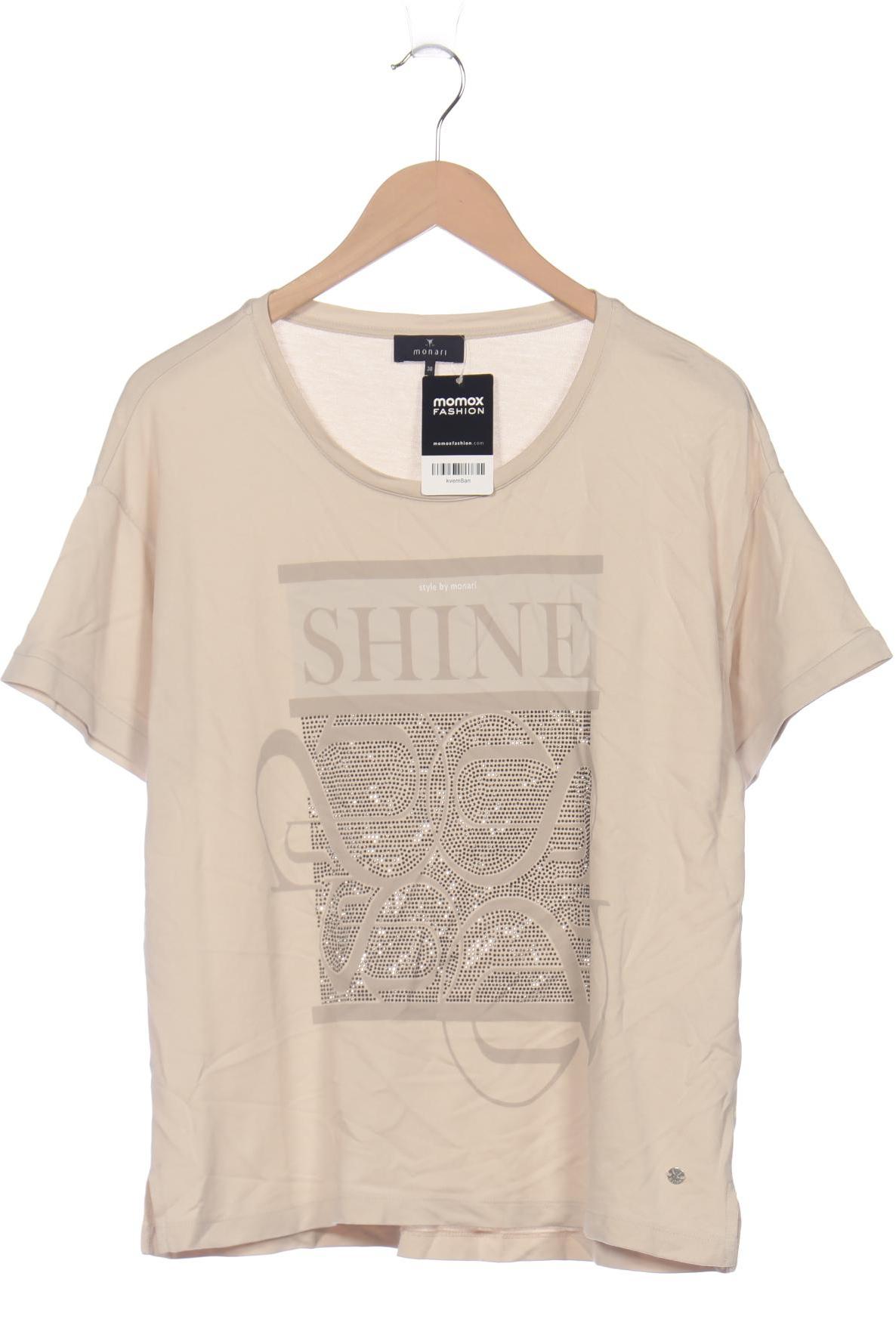 

monari Damen T-Shirt, beige, Gr. 38