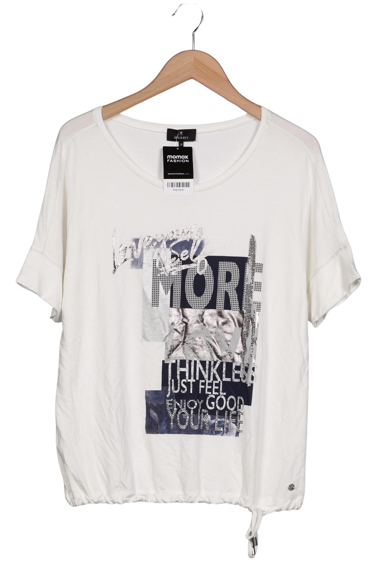 

monari Damen T-Shirt, weiß, Gr. 38