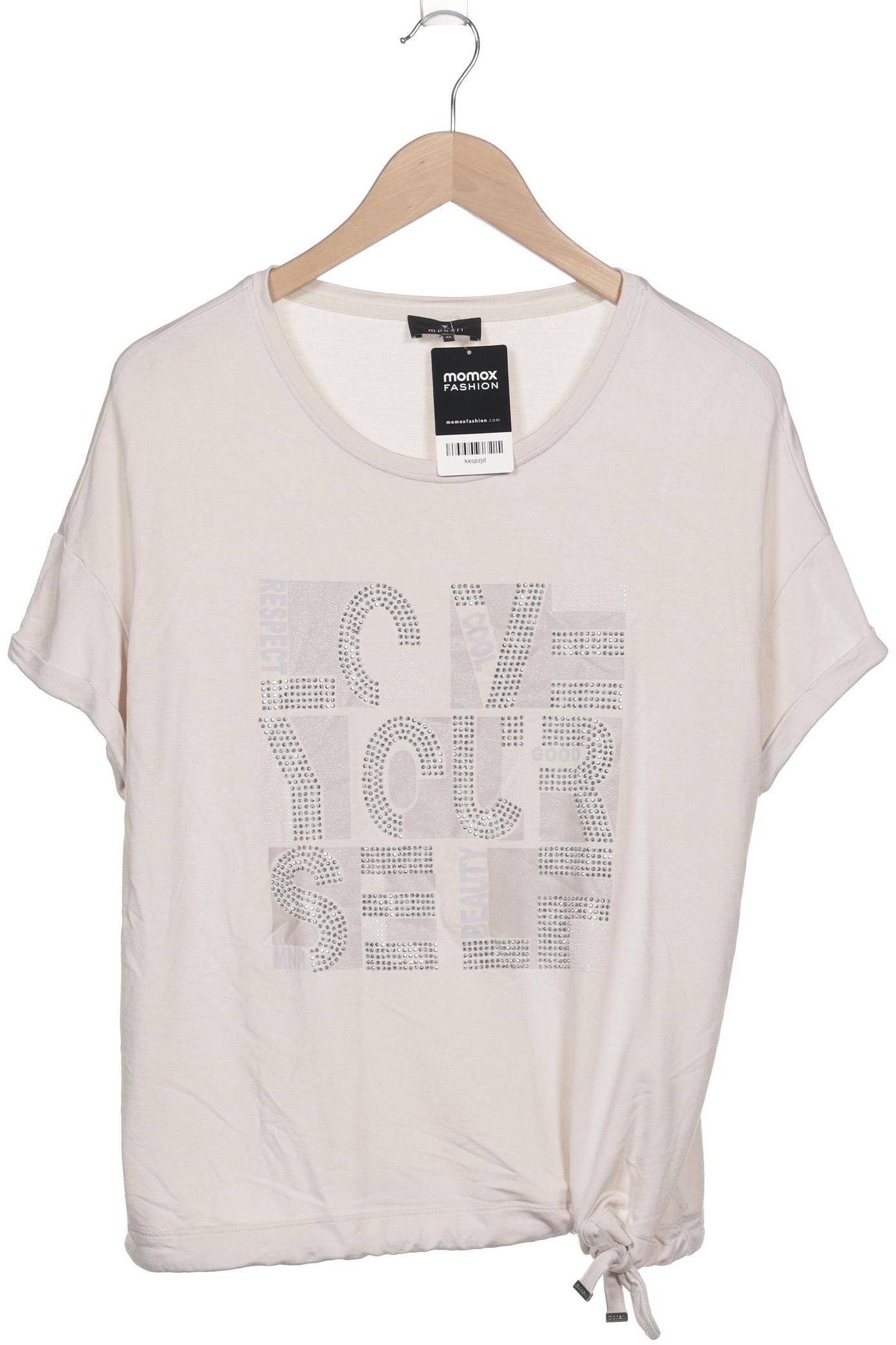 

monari Damen T-Shirt, beige, Gr. 40