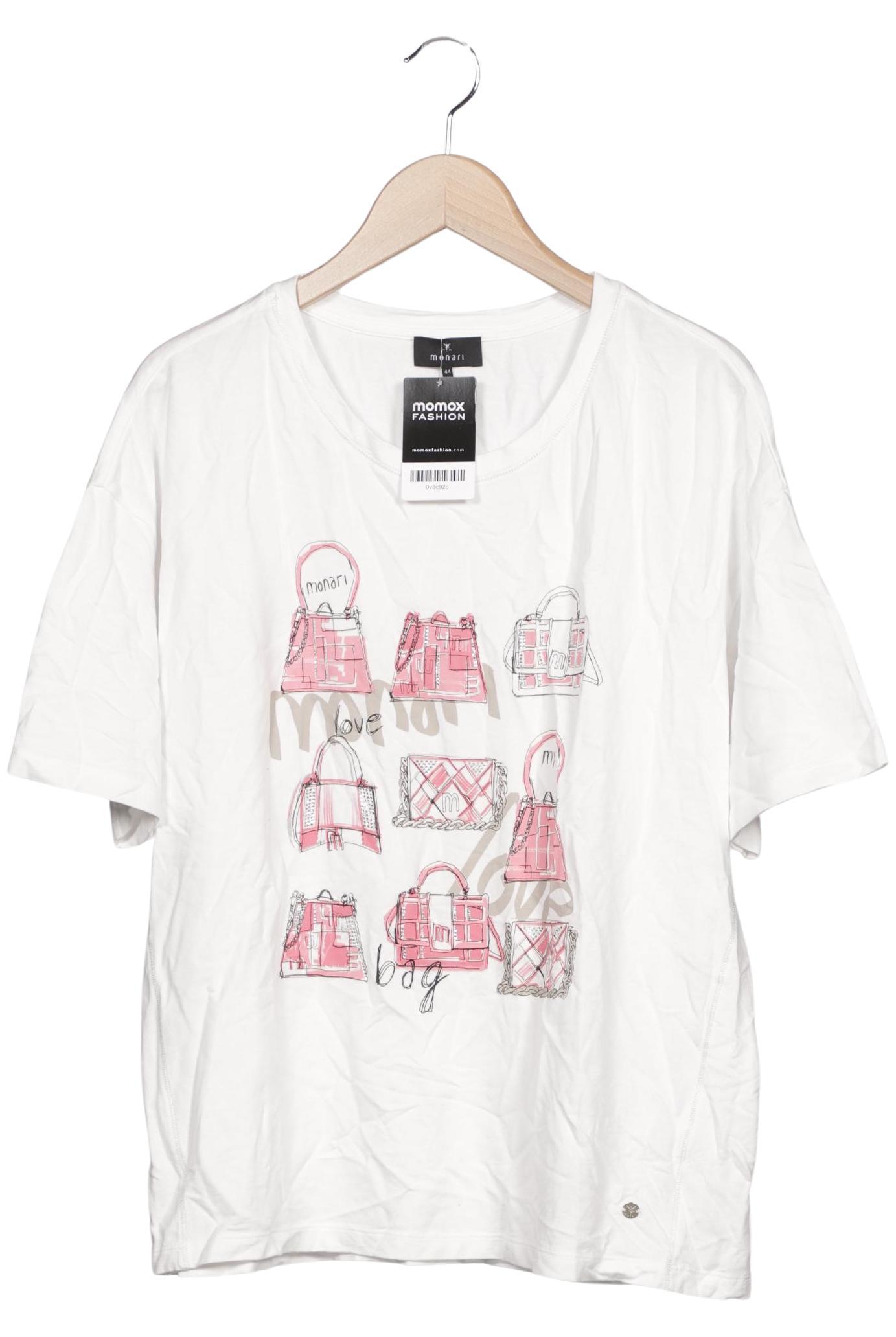 

monari Damen T-Shirt, weiß, Gr. 44