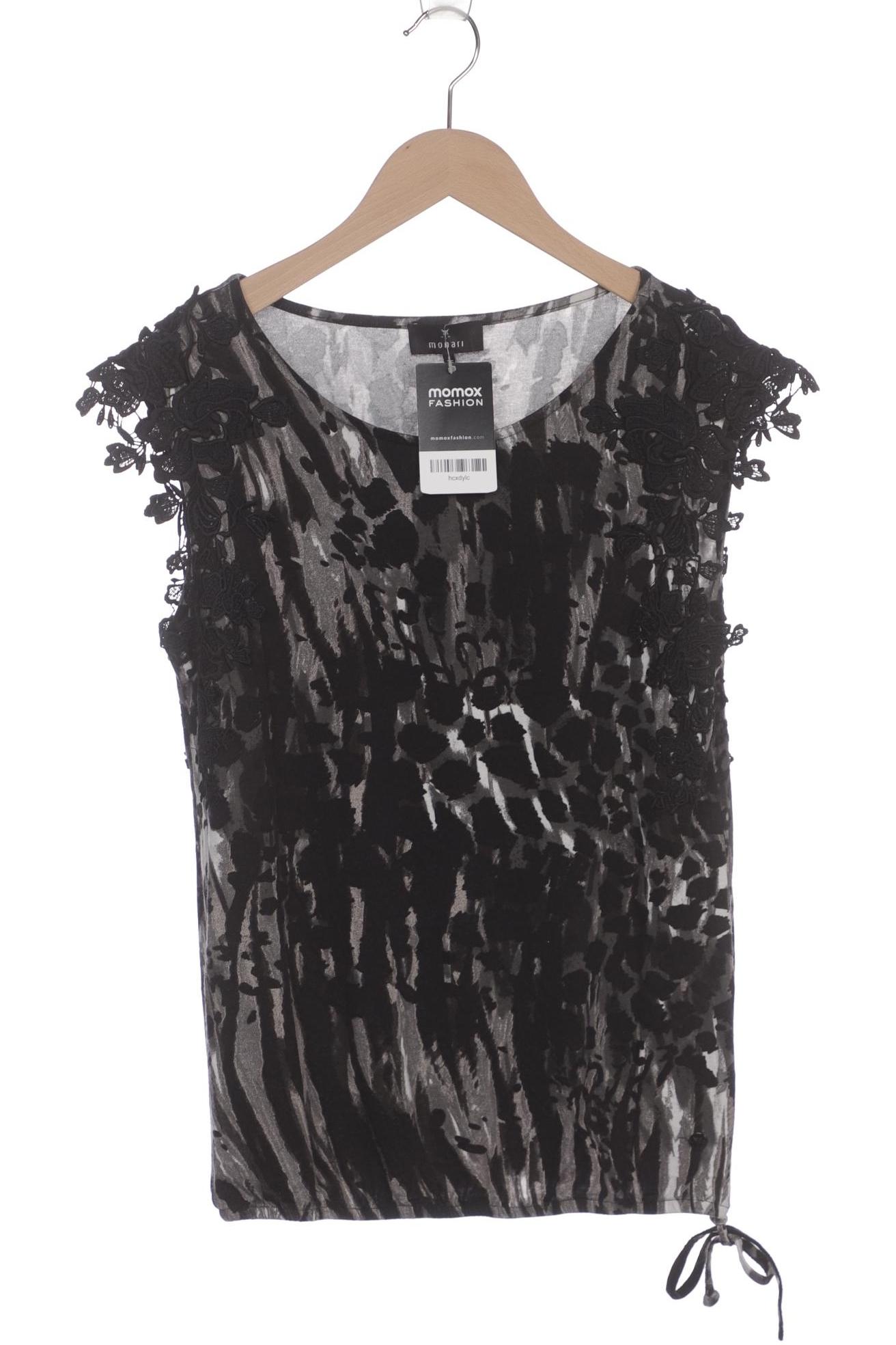 

monari Damen T-Shirt, schwarz, Gr. 36
