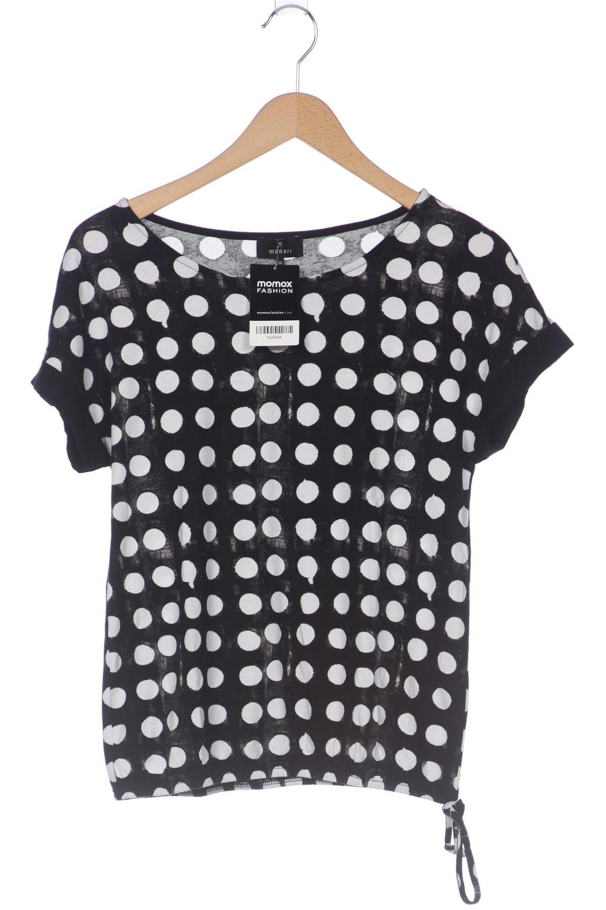 

monari Damen T-Shirt, schwarz, Gr. 36
