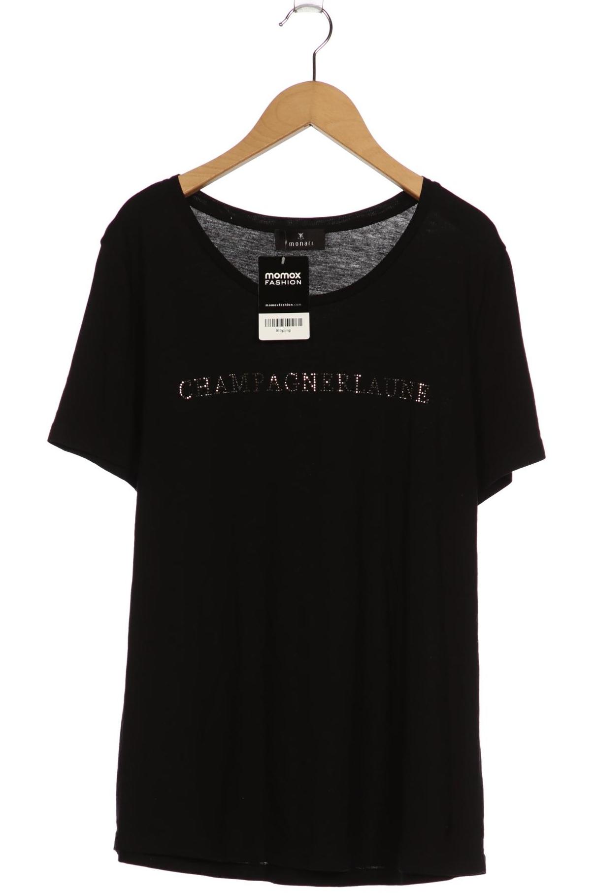 

monari Damen T-Shirt, schwarz, Gr. 42