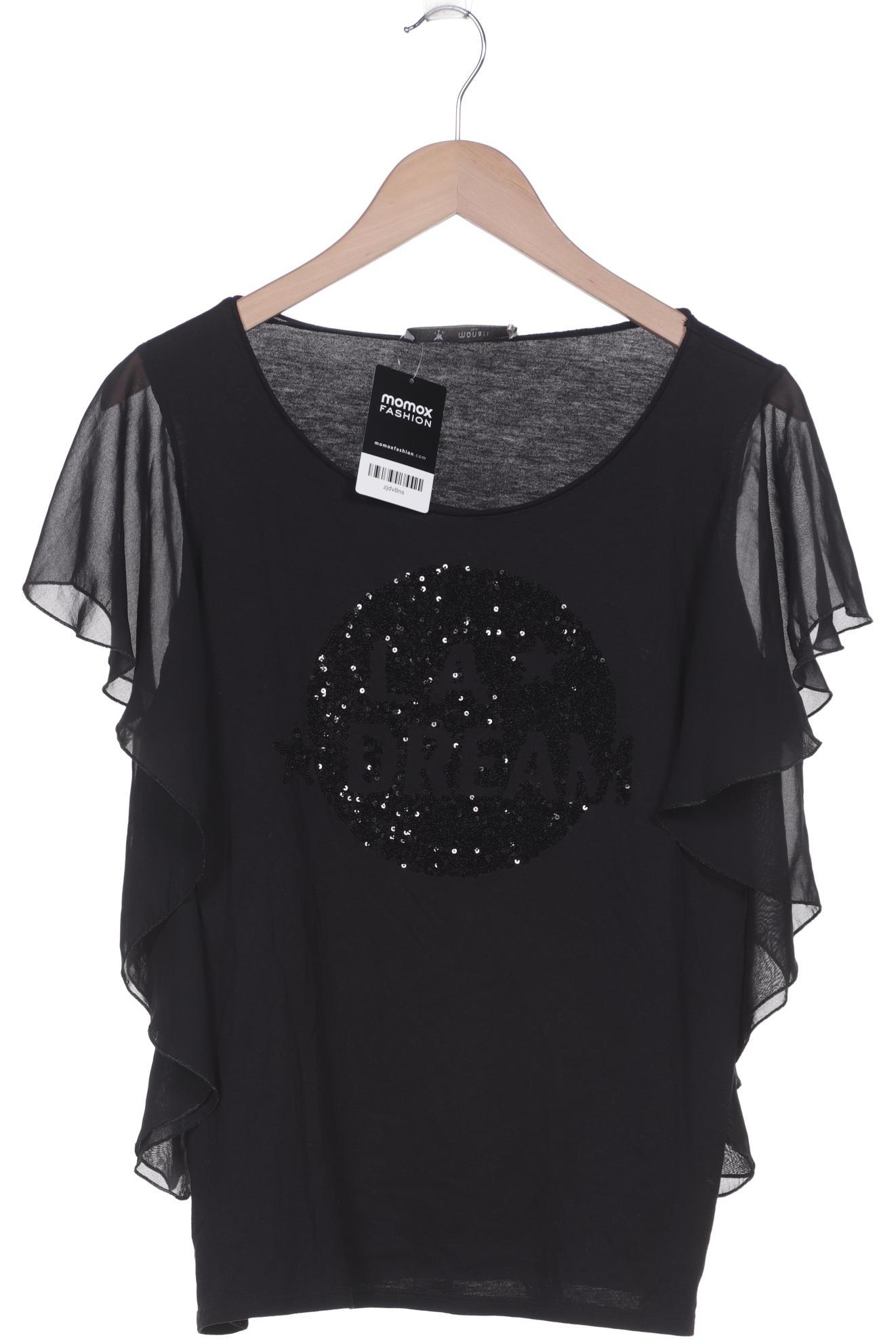 

monari Damen T-Shirt, schwarz, Gr. 38