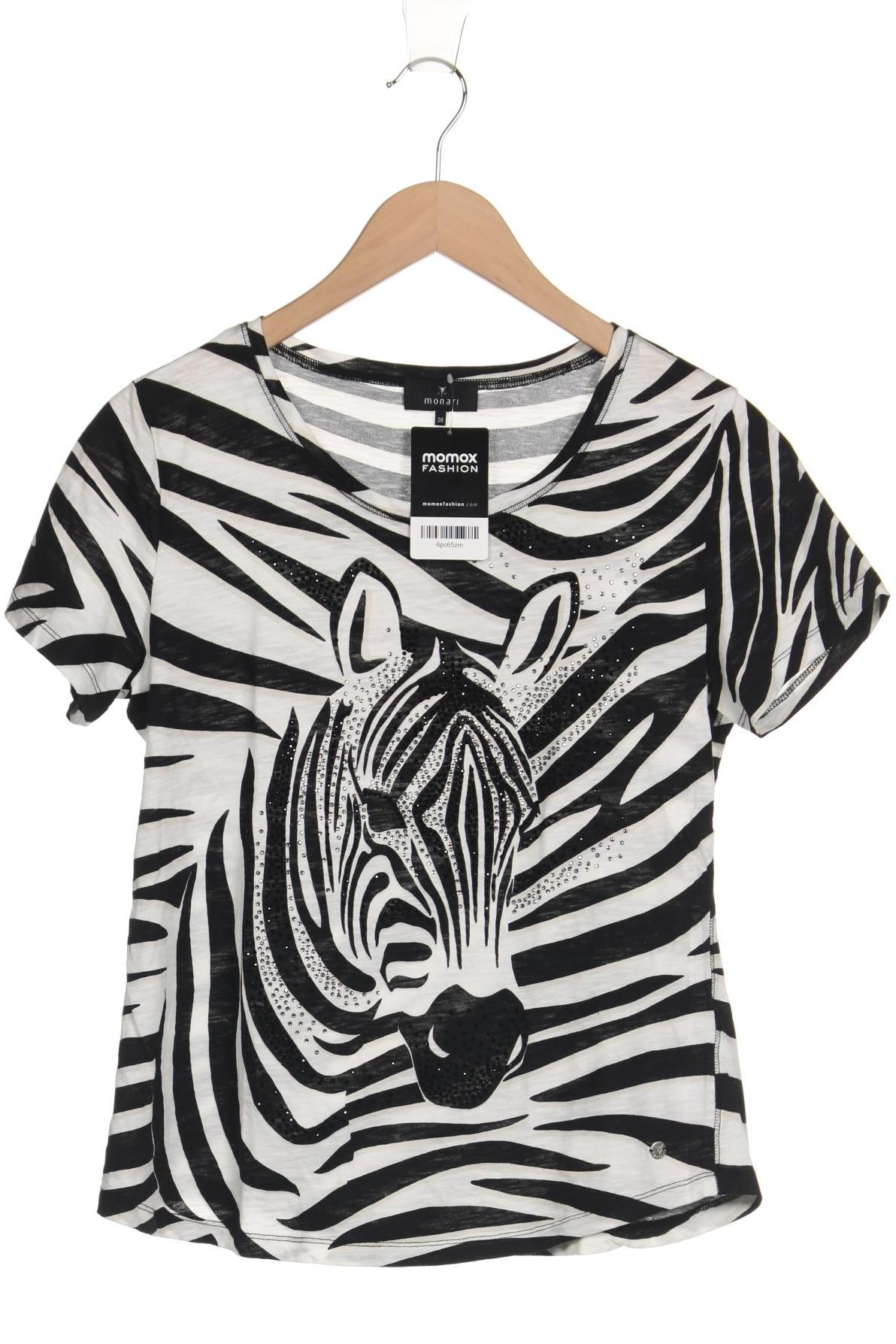 

monari Damen T-Shirt, schwarz, Gr. 38