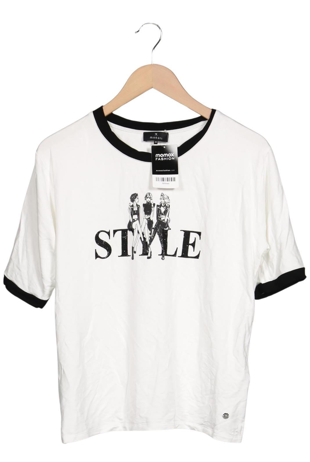 

monari Damen T-Shirt, weiß, Gr. 38
