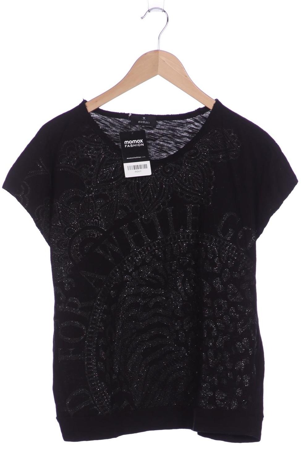 

monari Damen T-Shirt, schwarz, Gr. 42