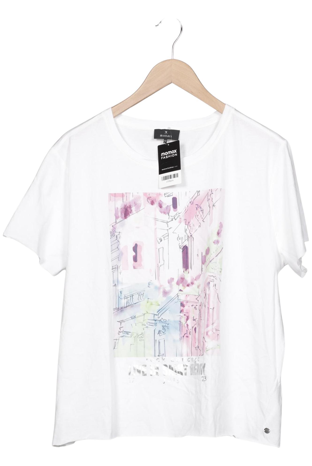 

monari Damen T-Shirt, weiß, Gr. 42