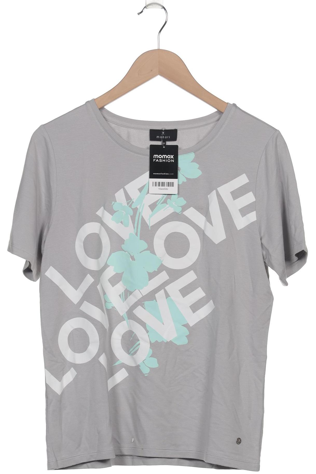 

monari Damen T-Shirt, grau, Gr. 38