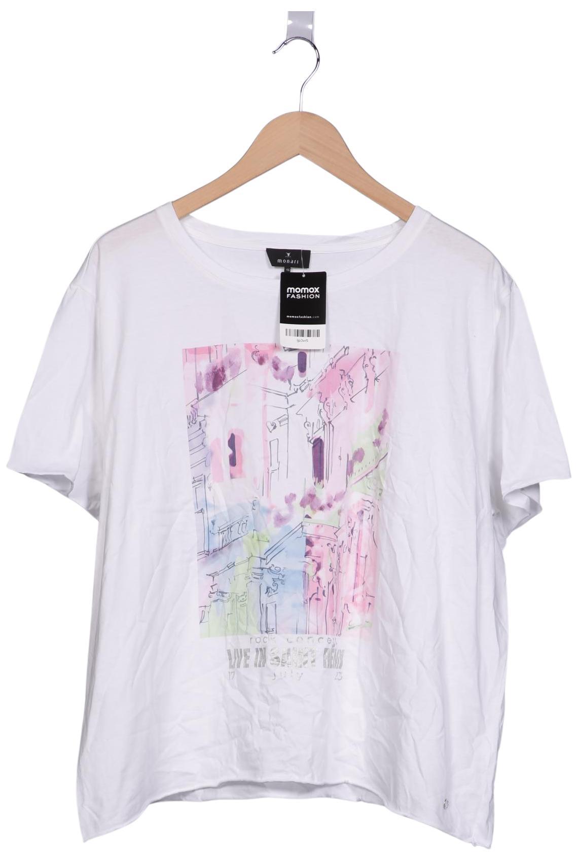 

monari Damen T-Shirt, weiß, Gr. 46