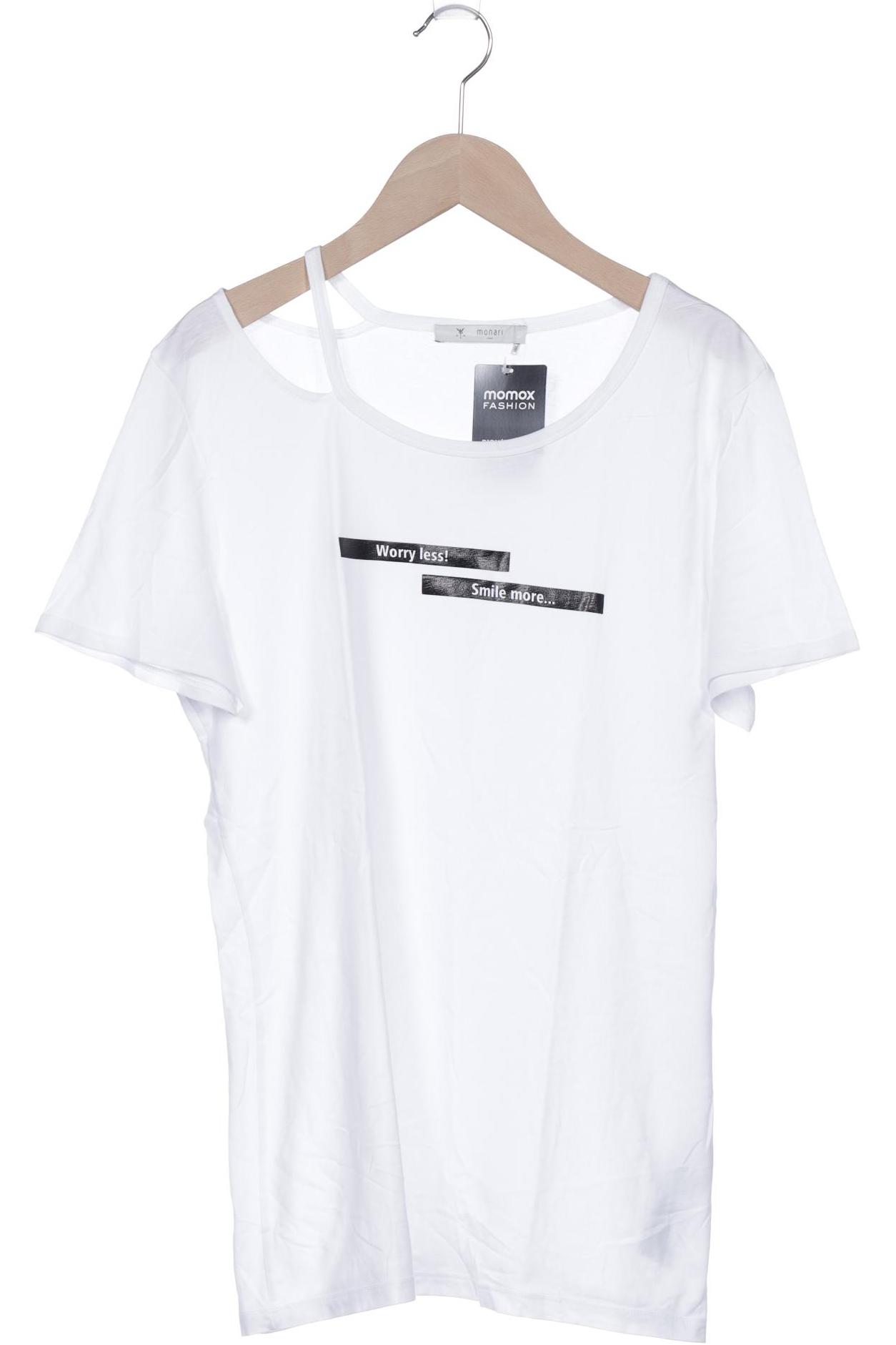 

monari Damen T-Shirt, weiß, Gr. 40