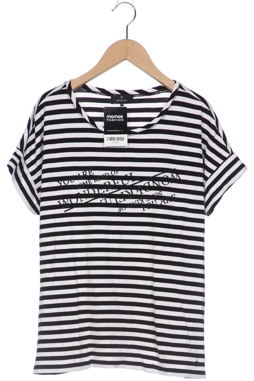 

monari Damen T-Shirt, schwarz, Gr. 38