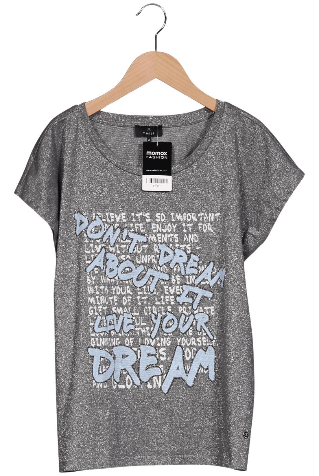 

monari Damen T-Shirt, grau, Gr. 36
