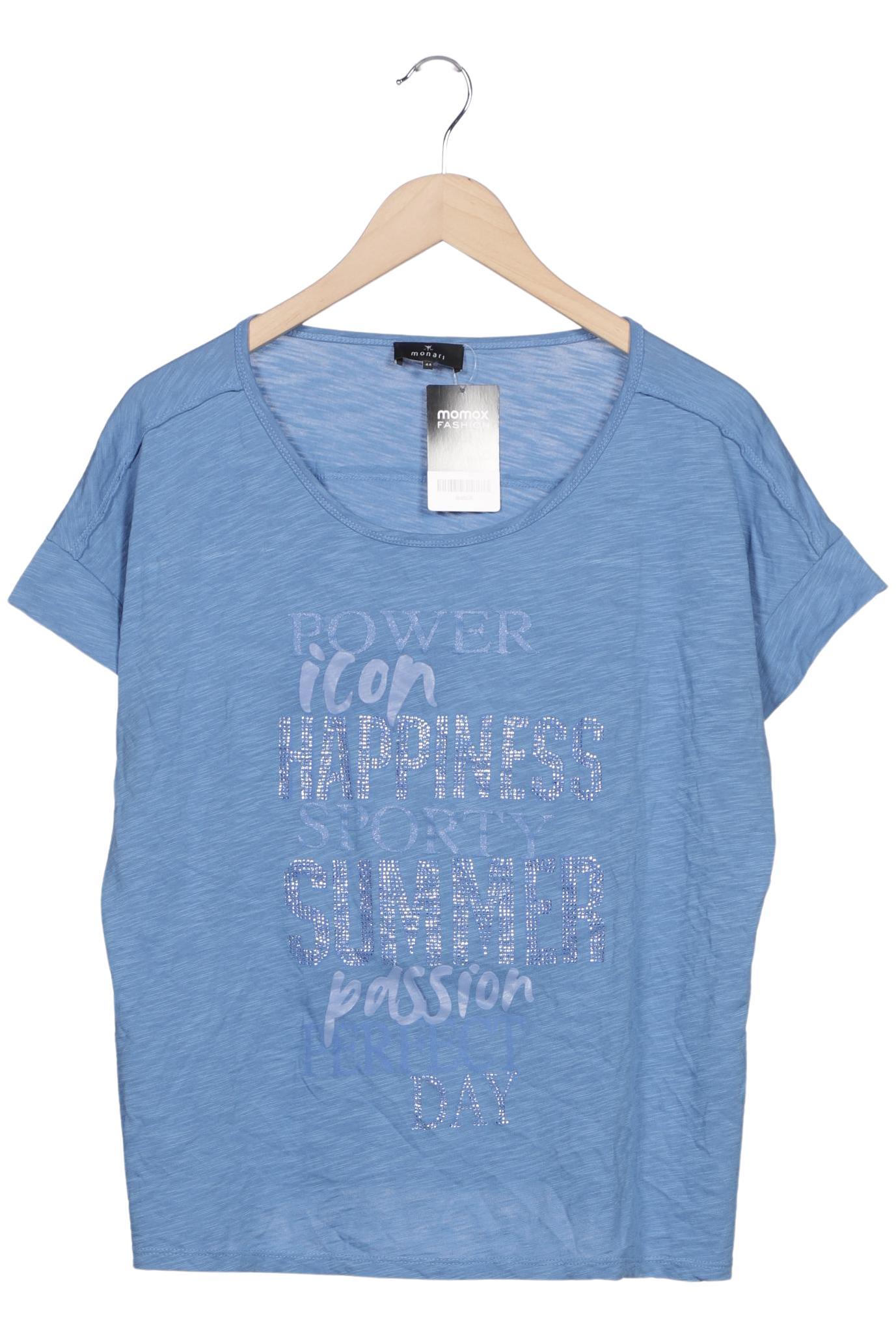 

monari Damen T-Shirt, blau, Gr. 44