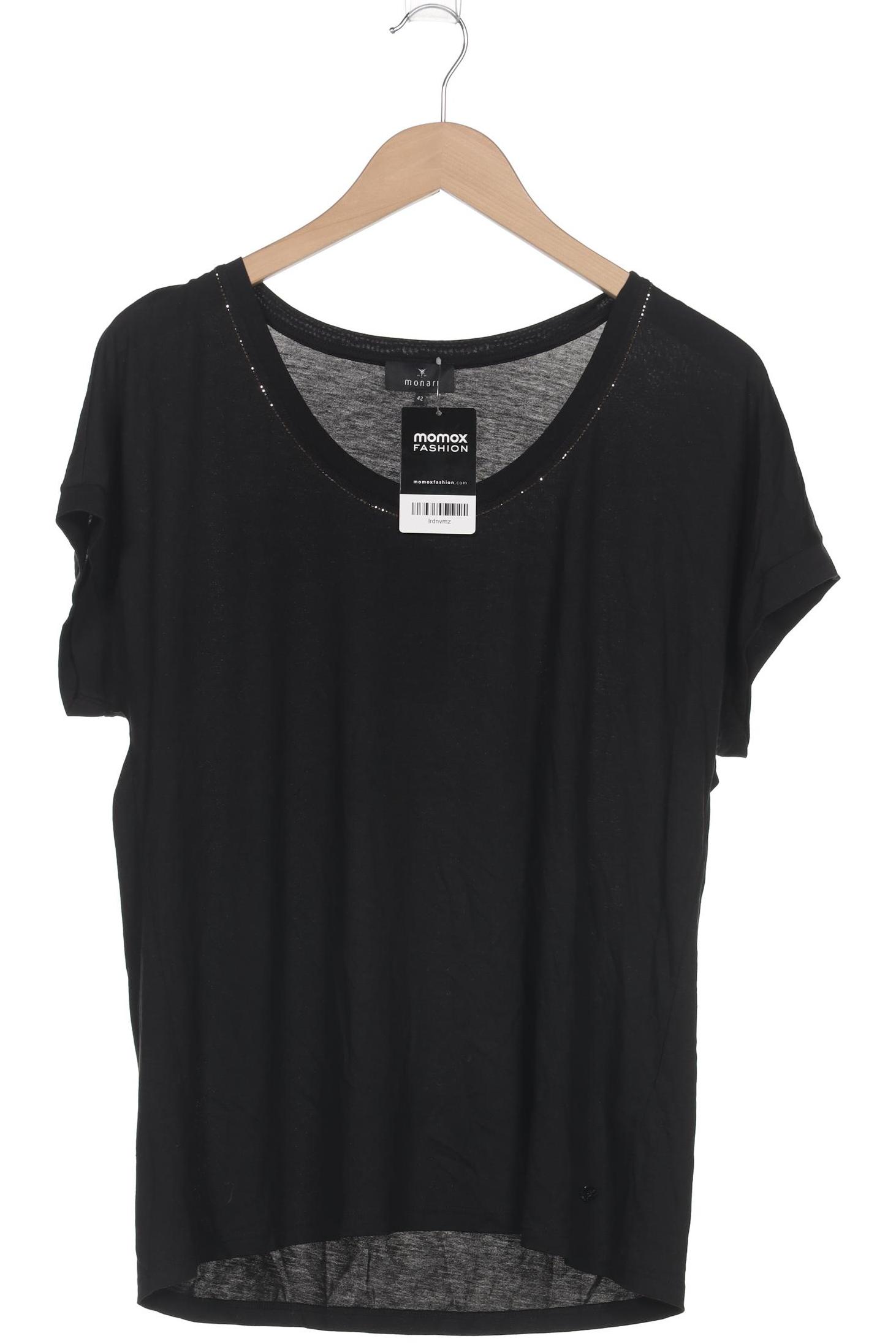 

monari Damen T-Shirt, schwarz, Gr. 42
