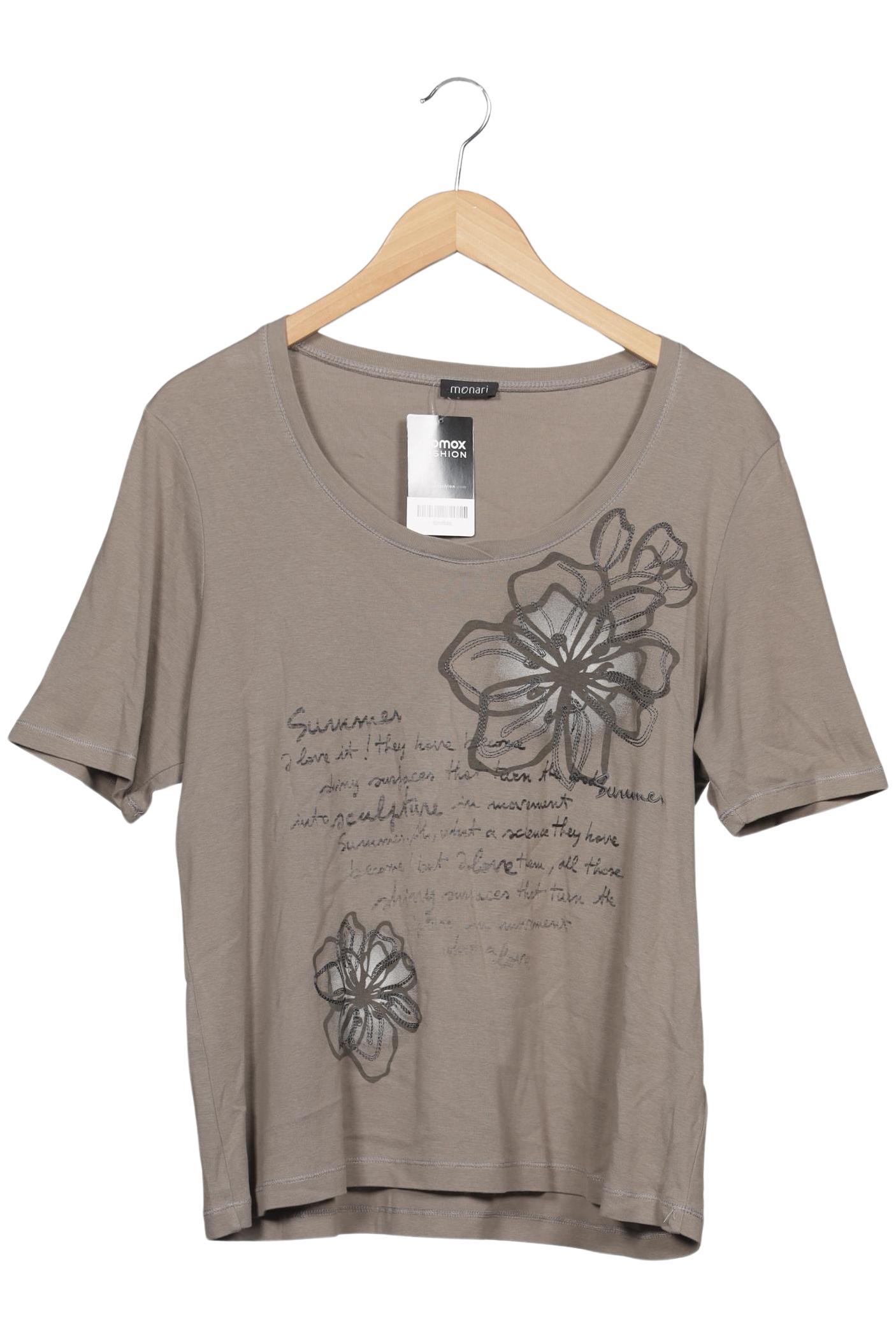 

monari Damen T-Shirt, beige, Gr. 46
