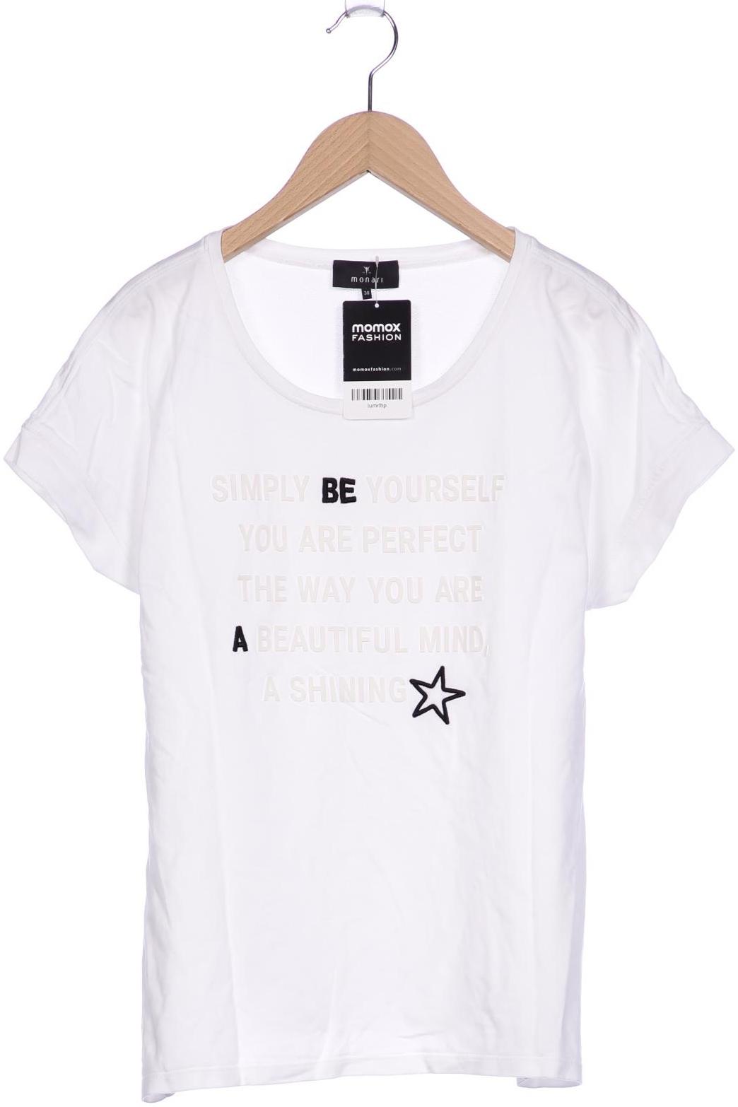 

monari Damen T-Shirt, weiß, Gr. 38