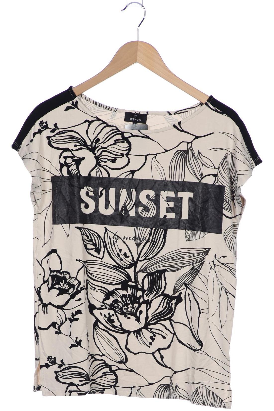 

monari Damen T-Shirt, beige, Gr. 38