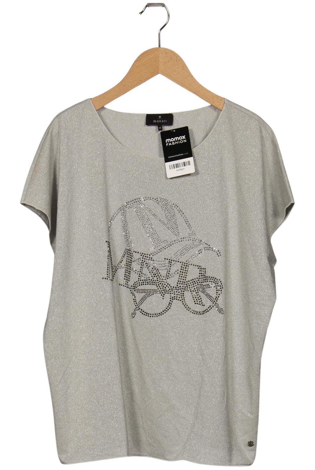 

monari Damen T-Shirt, grau, Gr. 38