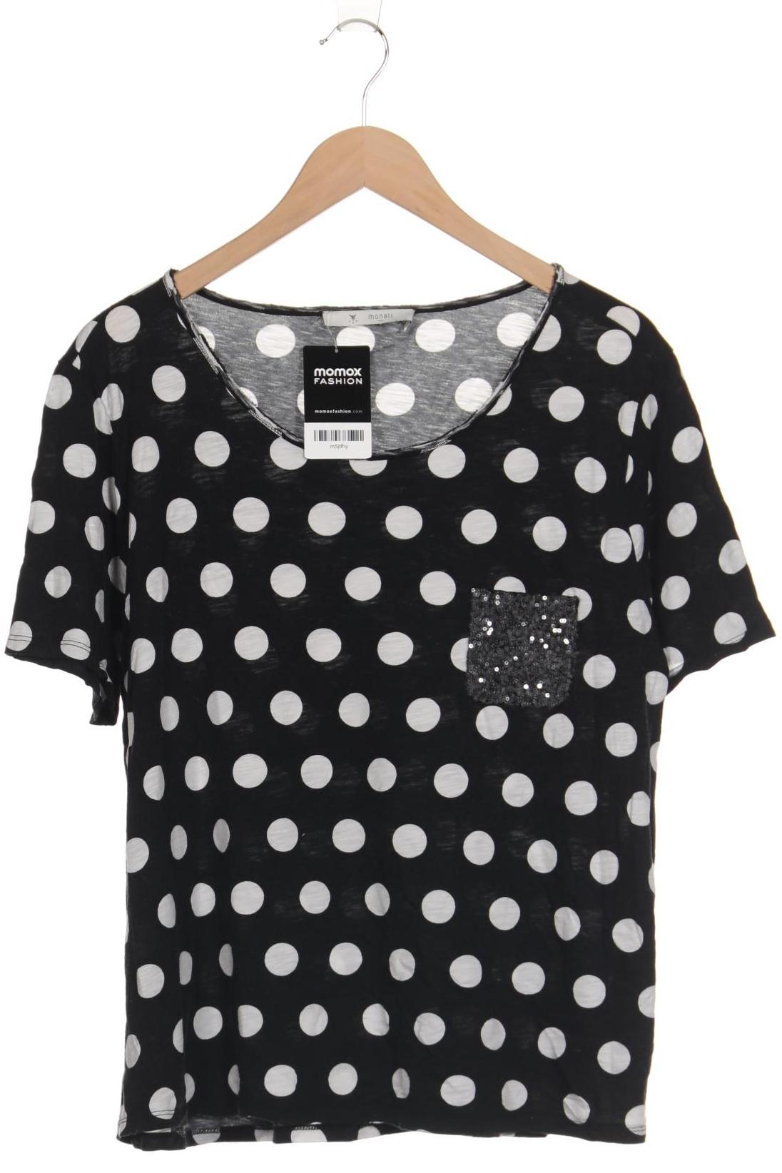 

monari Damen T-Shirt, schwarz, Gr. 46