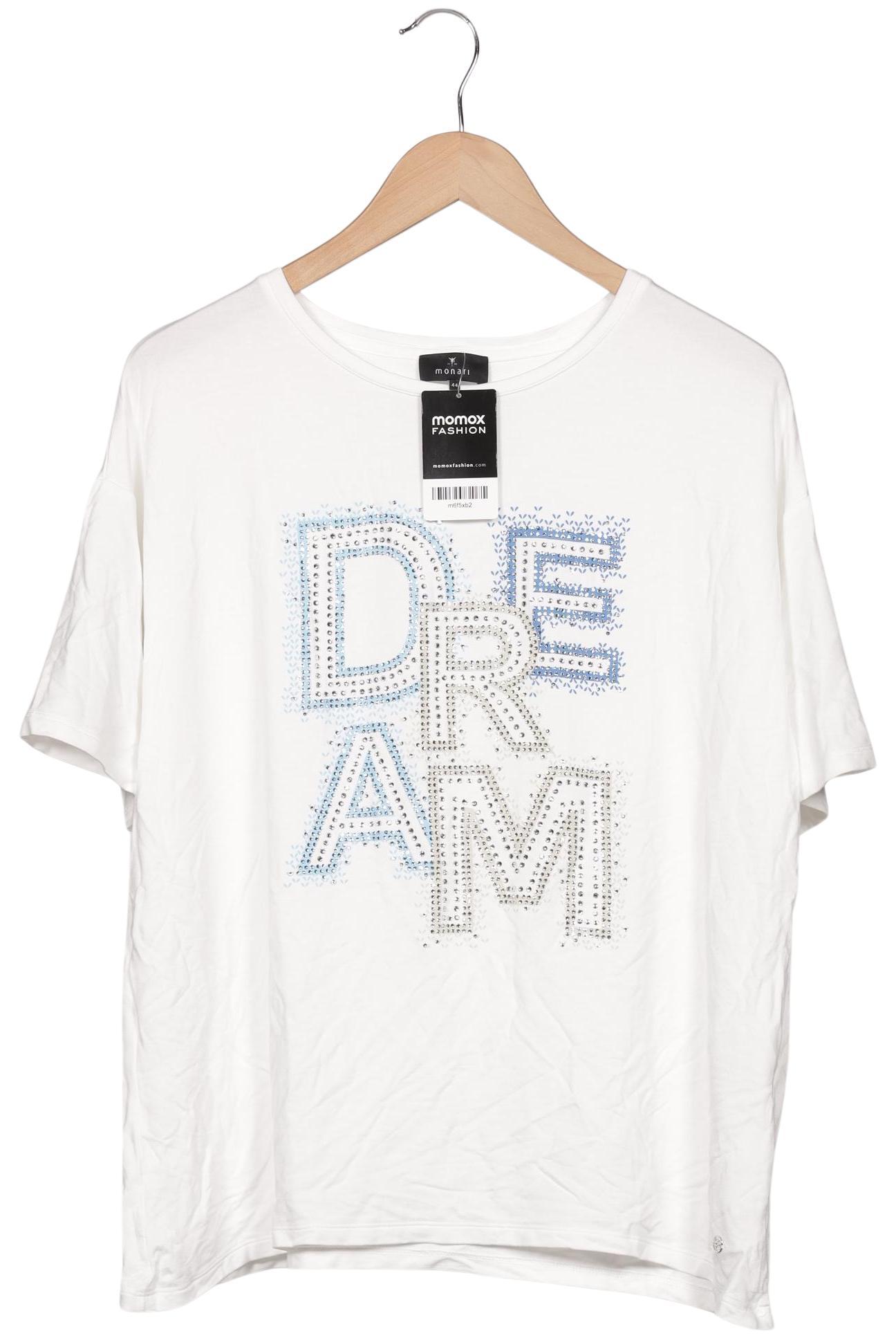 

monari Damen T-Shirt, weiß, Gr. 44