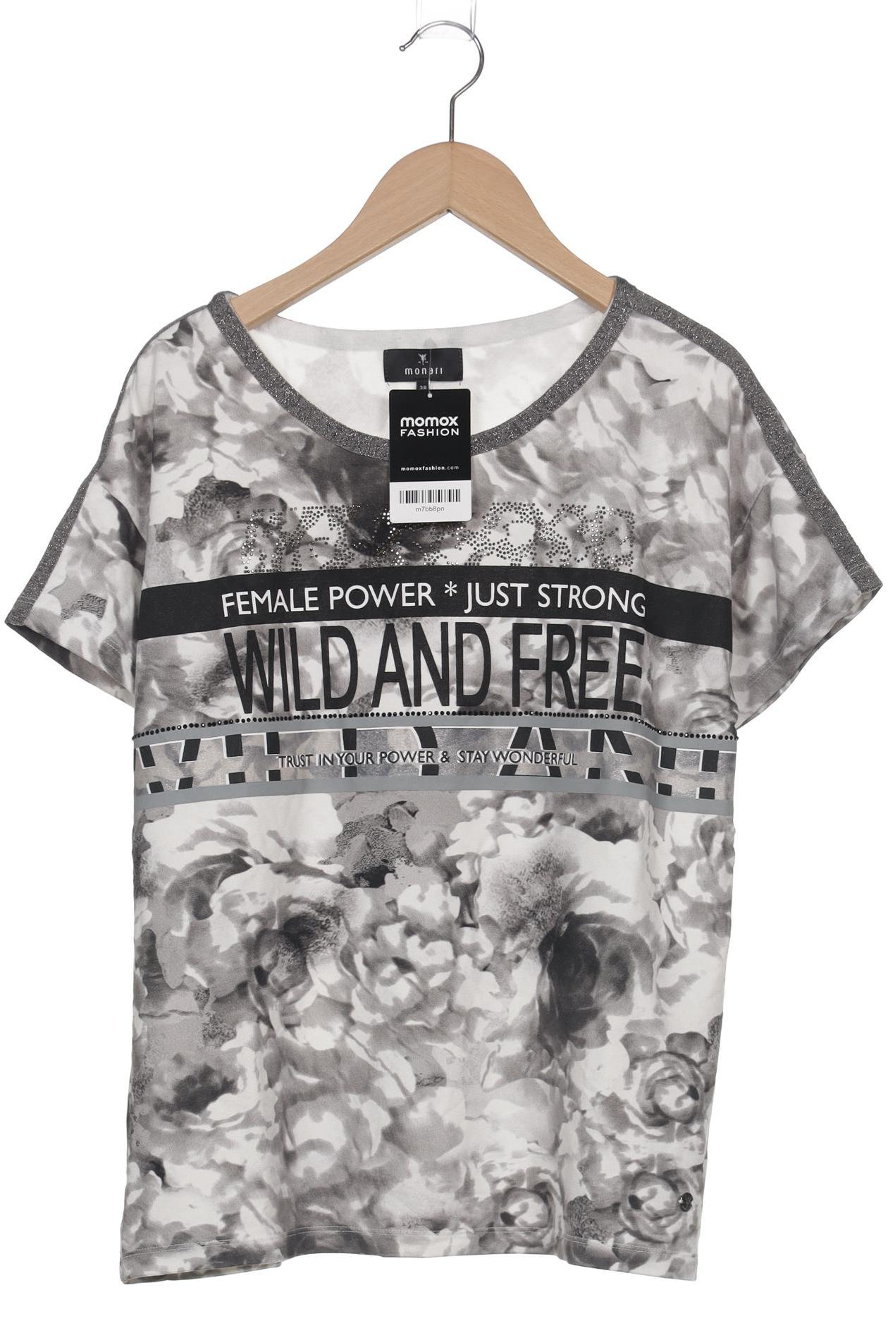 

monari Damen T-Shirt, grau, Gr. 38